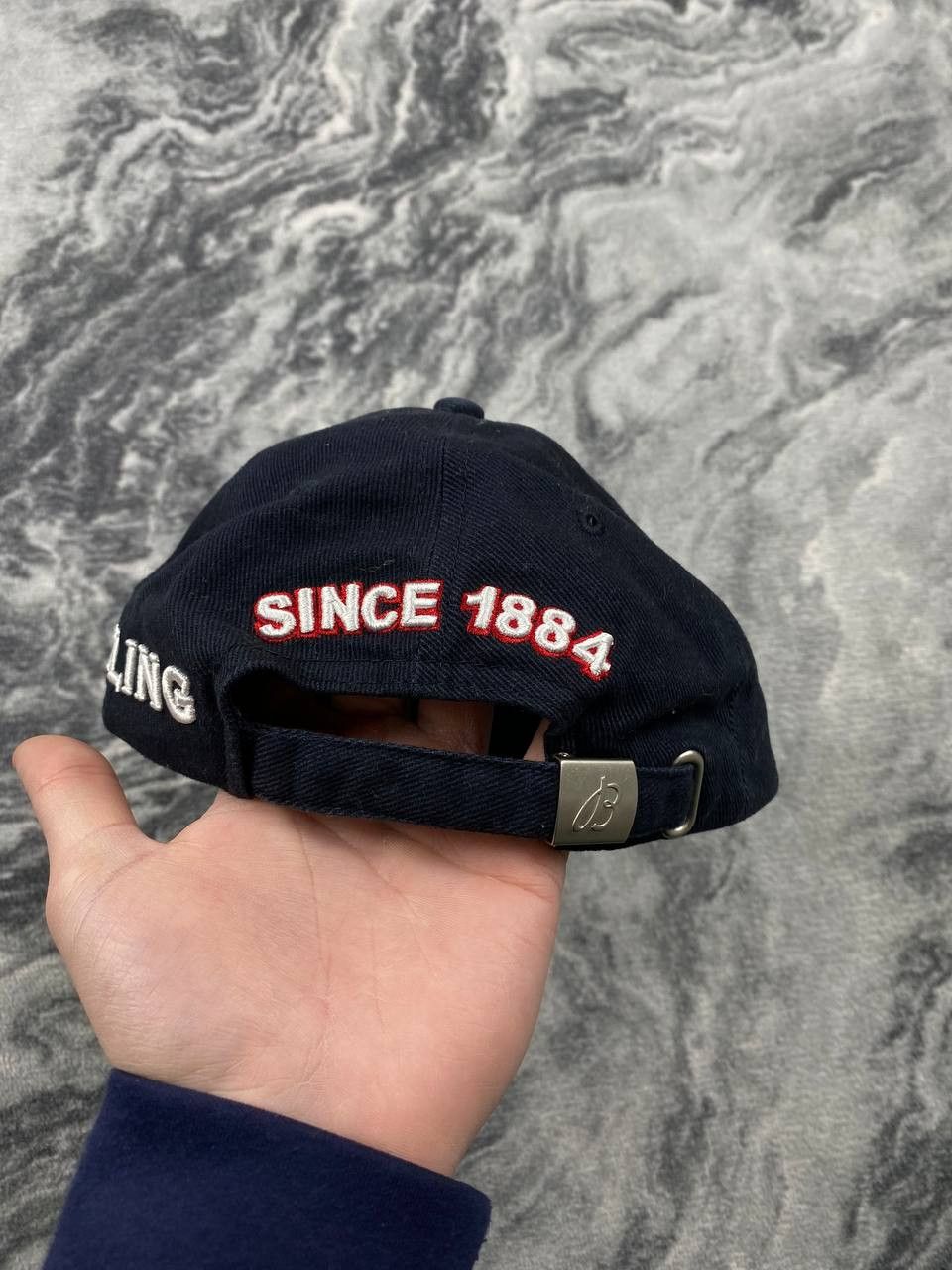 Breitling Breitling Embroidery Cap Big Logo Men Blue Size ONE SIZE - 4 Thumbnail