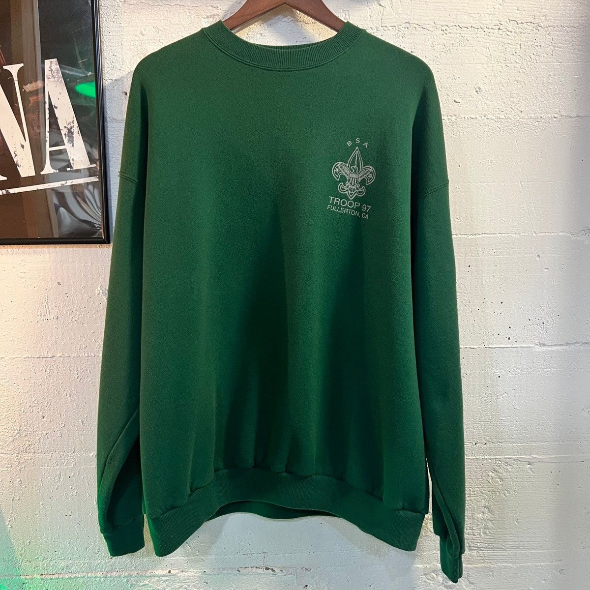 Hanes Vintage Boy Scouts ‘Troop 97’ Crewneck Sweatshirt Size US XXL / EU 58 / 5 - 1 Thumbnail