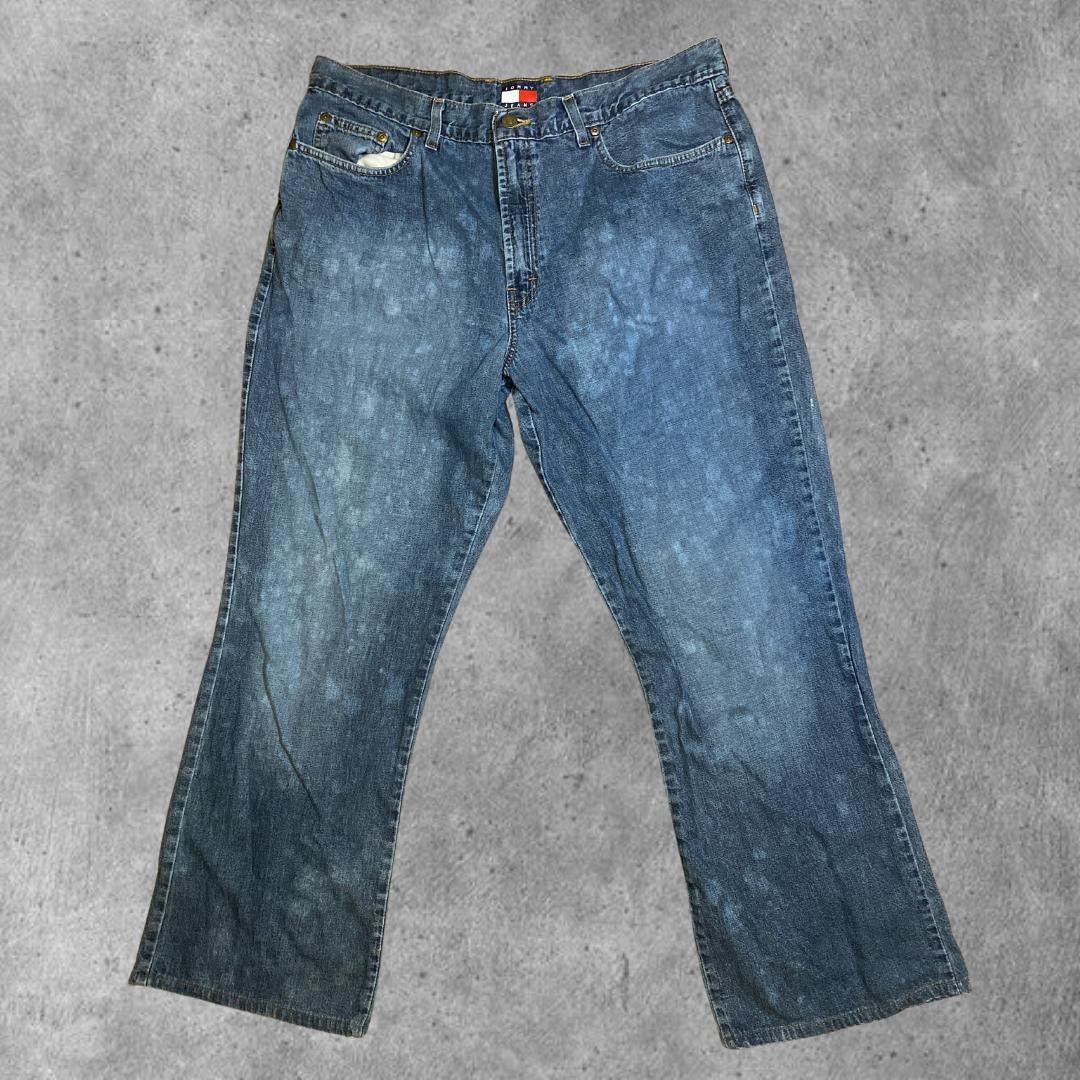 Tommy Hilfiger Vintage Flared Tommy Jeans Size US 36 / EU 52 - 2 Thumbnail
