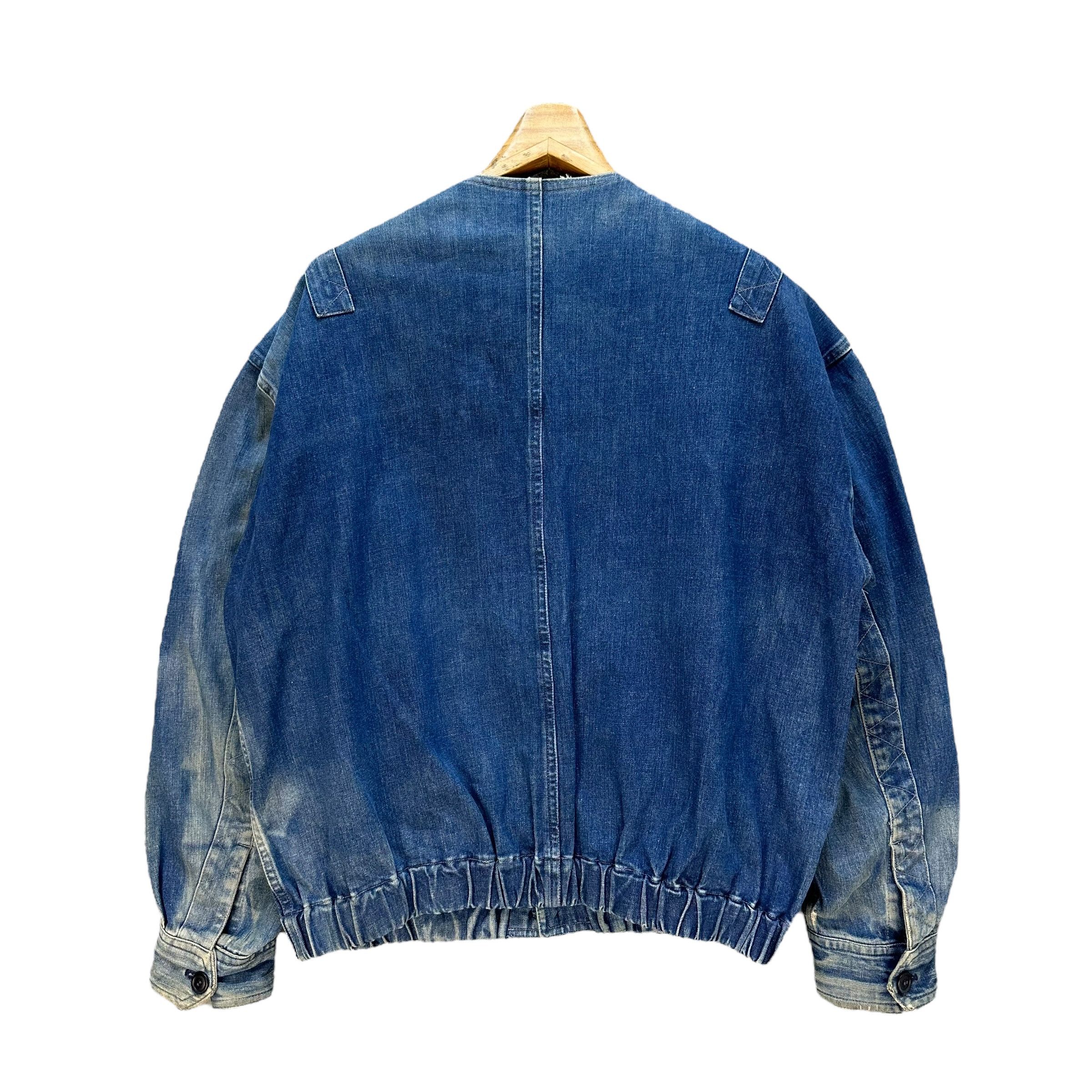 Issey Miyake 90's ISSEY MIYAKE MEN Brush Label Jeans Jacket #1510-A62 Size US M / EU 48-50 / 2 - 15 Thumbnail