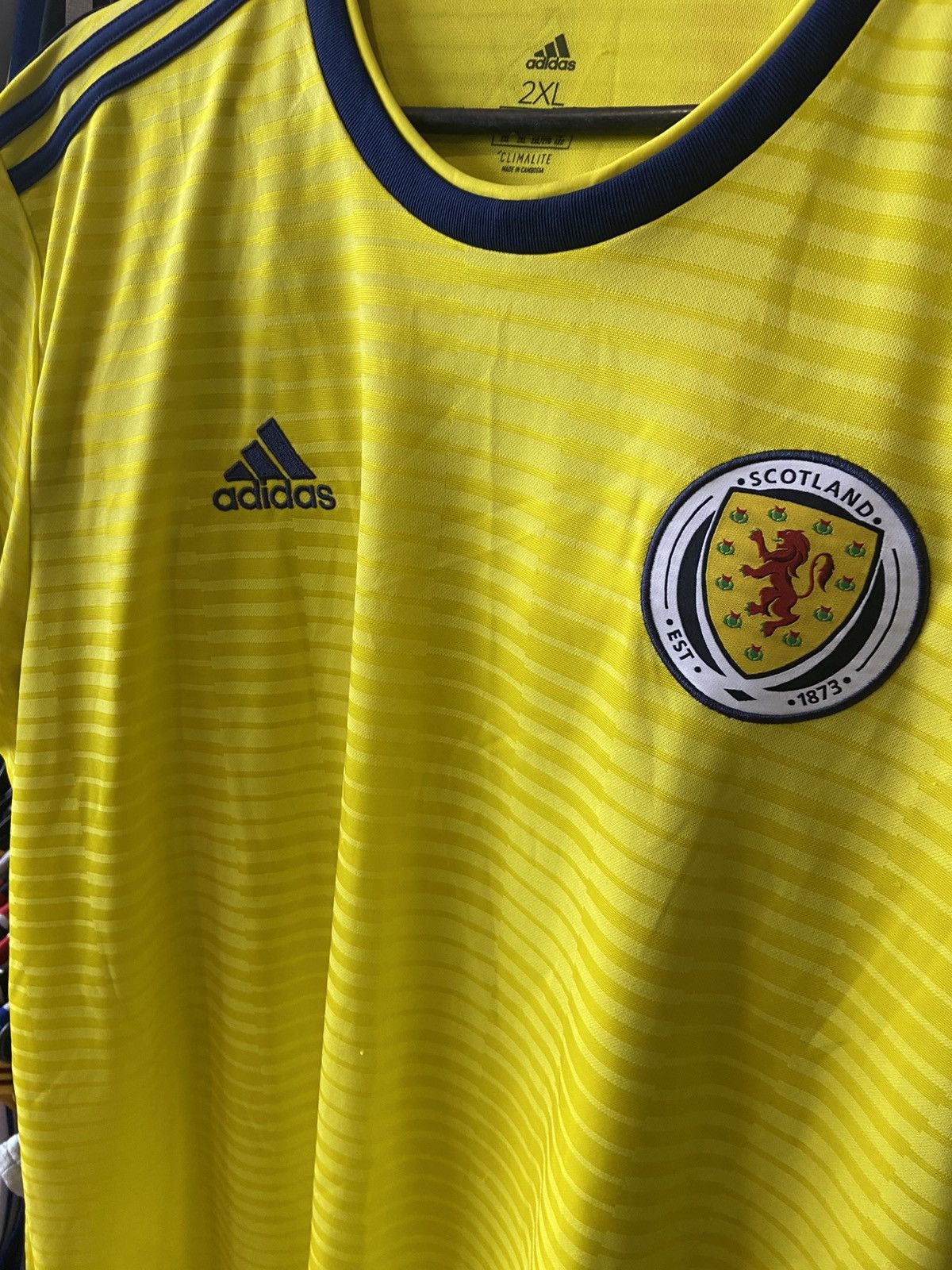 Adidas 2018/19 Adidas Scotland Team Away Home Soccer Jersey Sz 2XL Size US XXL / EU 58 / 5 - 4 Thumbnail