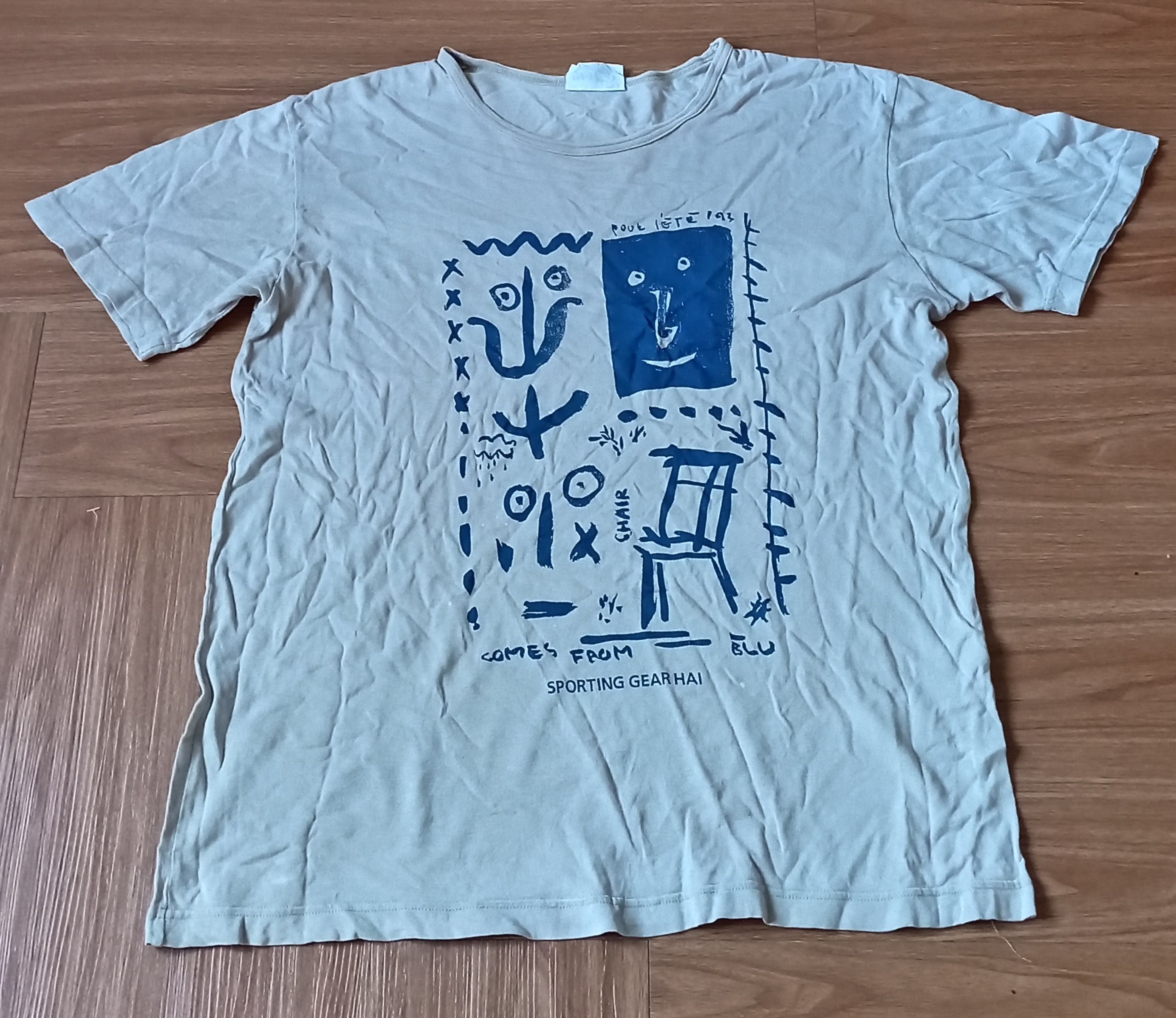 Hai Sporting Gear Vintage Hai Sporting Gear Issey Miyake Tee Size US L / EU 52-54 / 3 - 1 Thumbnail