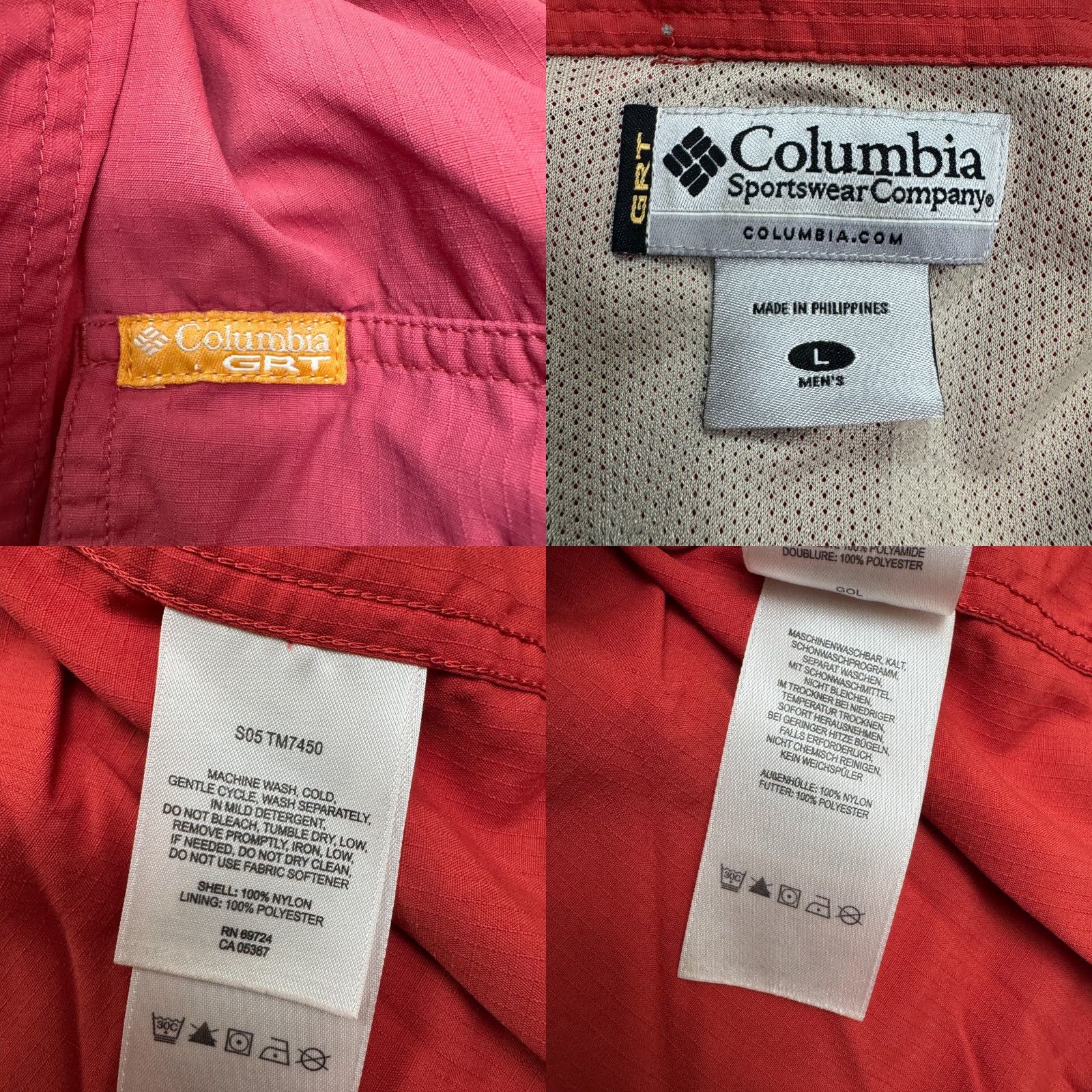 Vintage VINTAGE Columbia Omni Dry GRT Button Down Shirt Mens Large Red Casual Outdoor Size US L / EU 52-54 / 3 - 8 Thumbnail