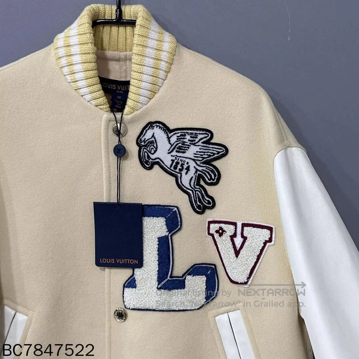 Louis Vuitton Louis Vuitton SS24 Letter Logo Leather Jacket. Size US XS / EU 42 / 0 - 2 Thumbnail