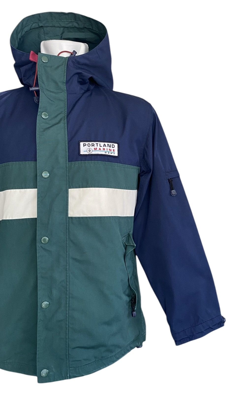 Vintage Vintage PORTLAND Marine Dept Hoodie Zipper Jacket Size US M / EU 48-50 / 2 - 3 Thumbnail