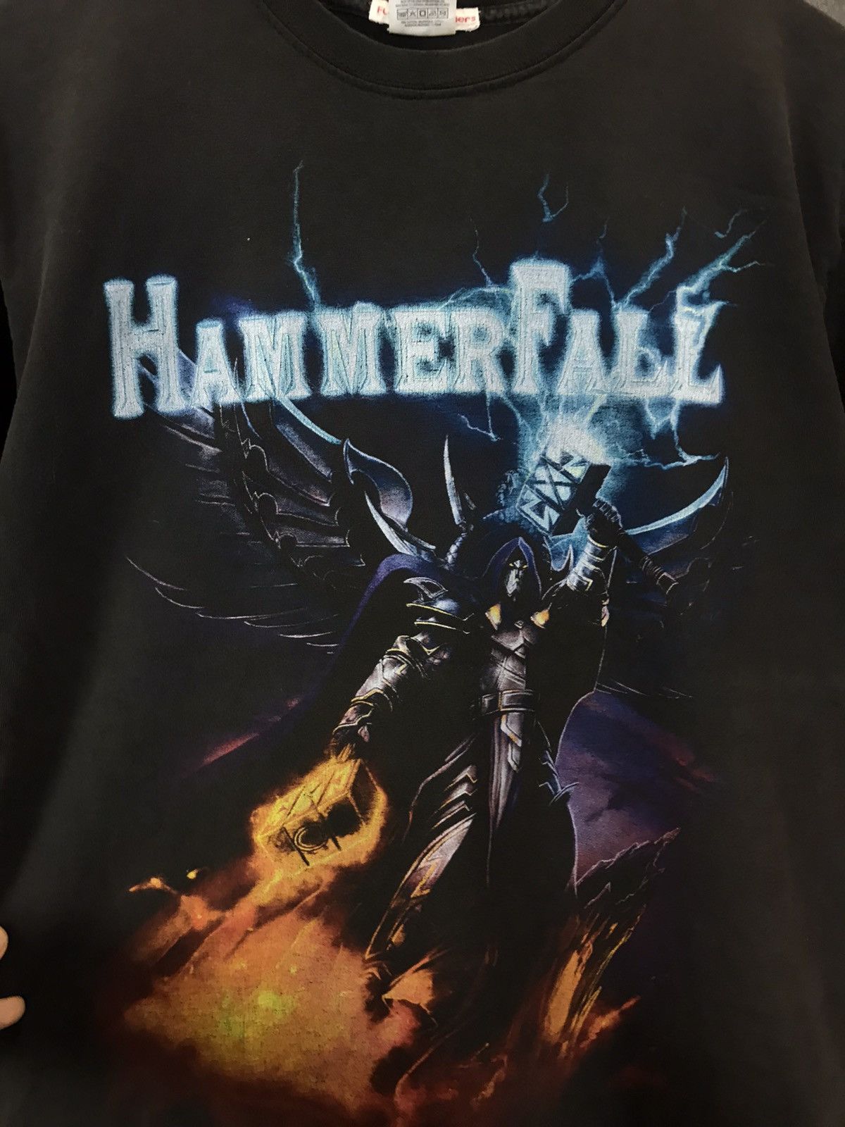 Band Tees Hammer Fall vintage rock band tee Size US M / EU 48-50 / 2 - 5 Thumbnail