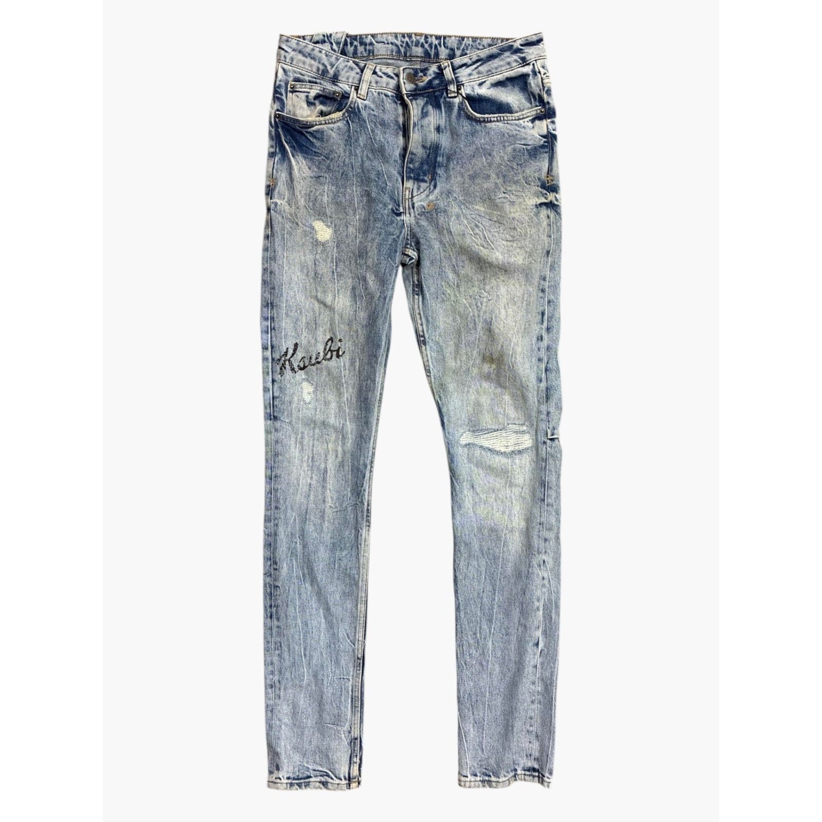 Ksubi Ksubi Knee Rip Light Wash Jeans Size US 32 / EU 48 - 1 Thumbnail