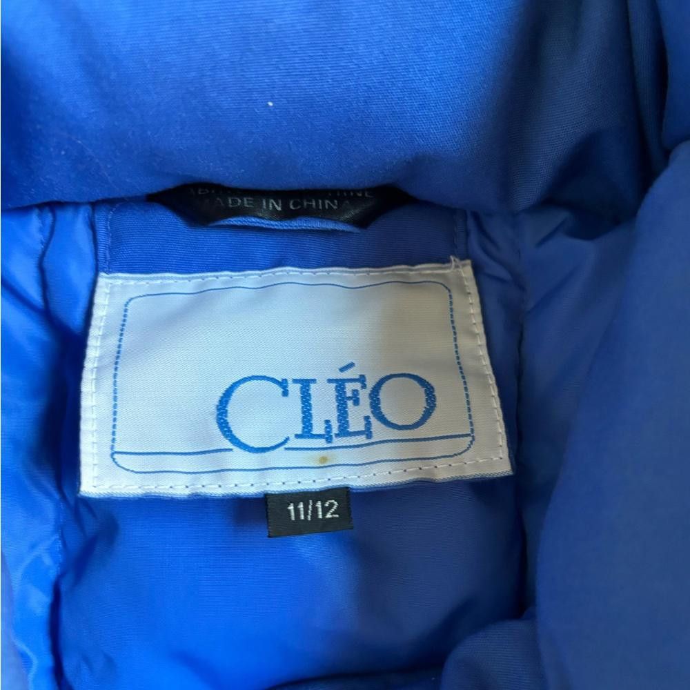 Other Vintage Cleo Blue Long coat puffer jacket Size M / US 6-8 / IT 42-44 - 5 Thumbnail