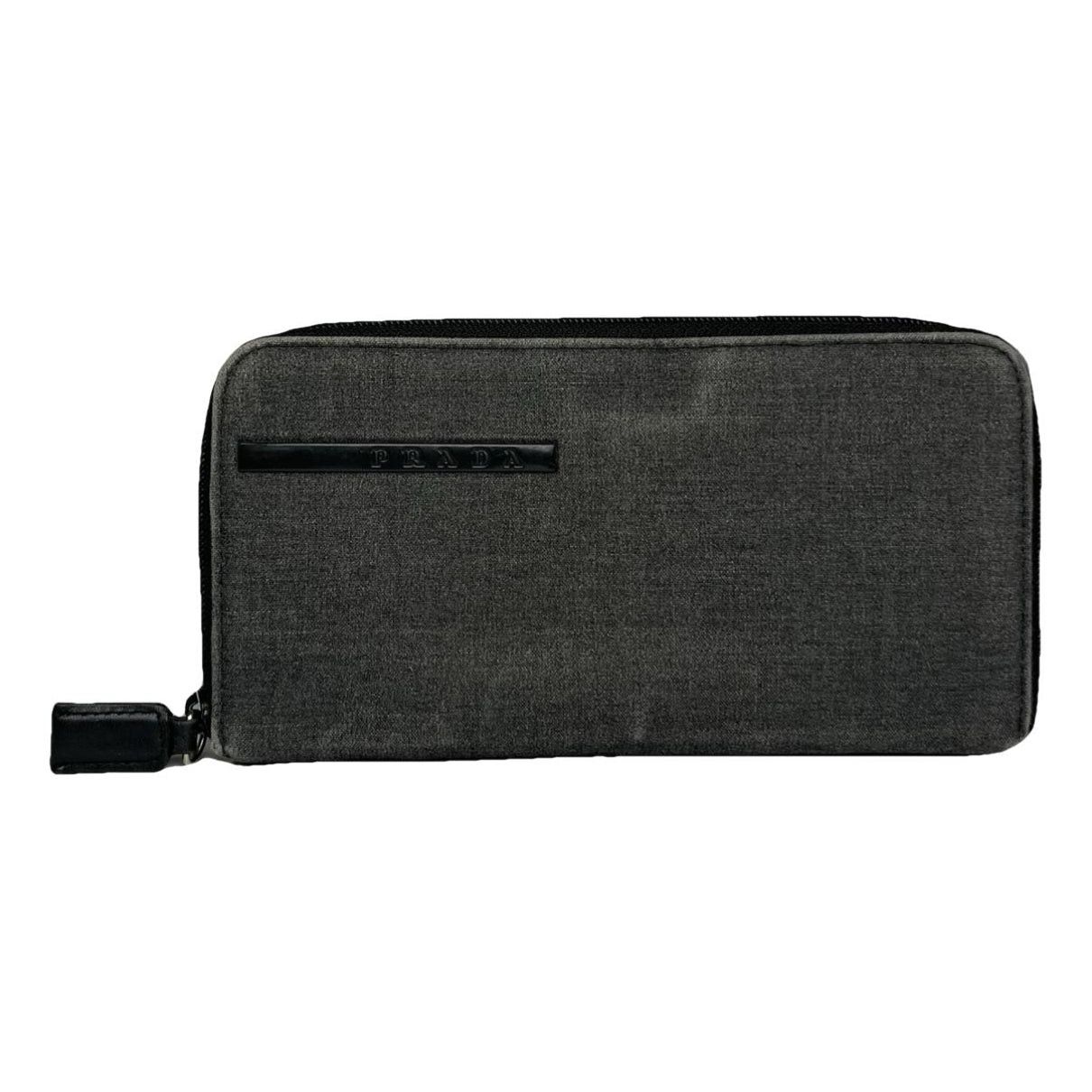 Prada Black Cotton Wallet Size ONE SIZE - 1 Thumbnail