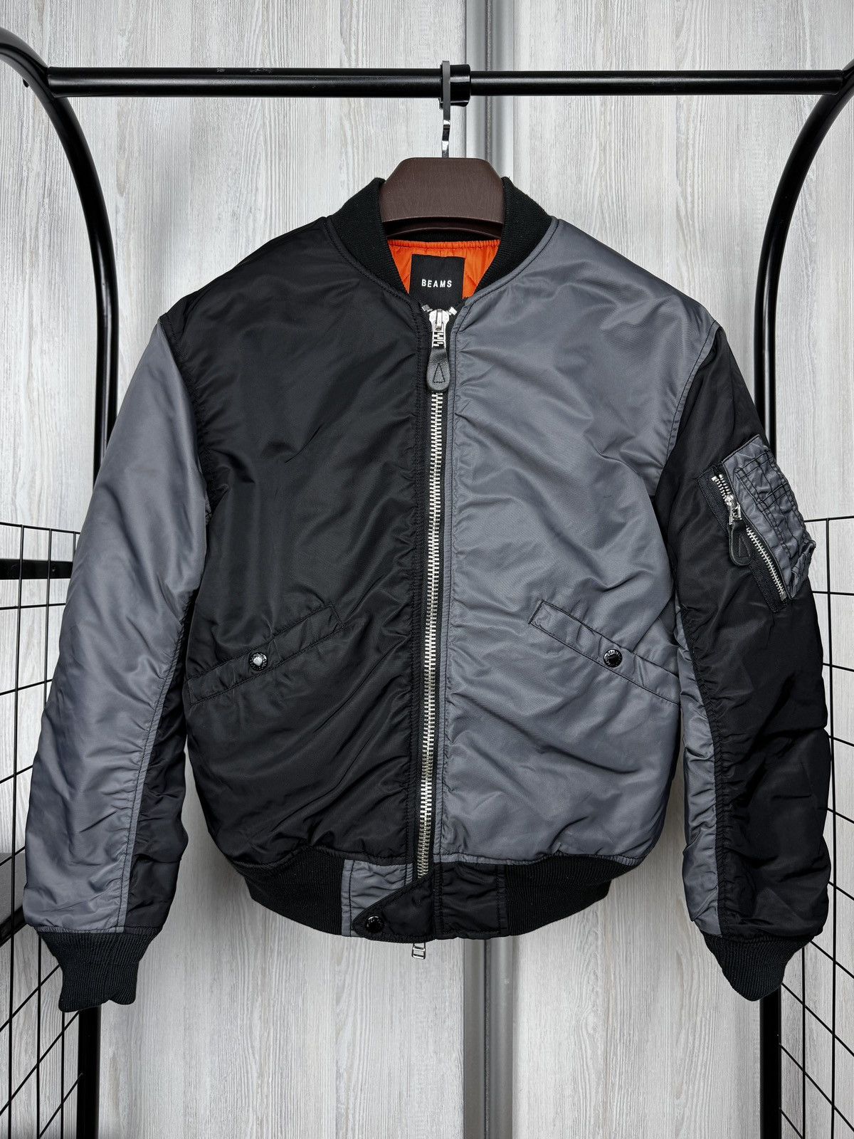 Beams Japan Beams Double-Colour MA-1 Crazy Flight Bomber Jacket size S Size US S / EU 44-46 / 1 - 2 Thumbnail