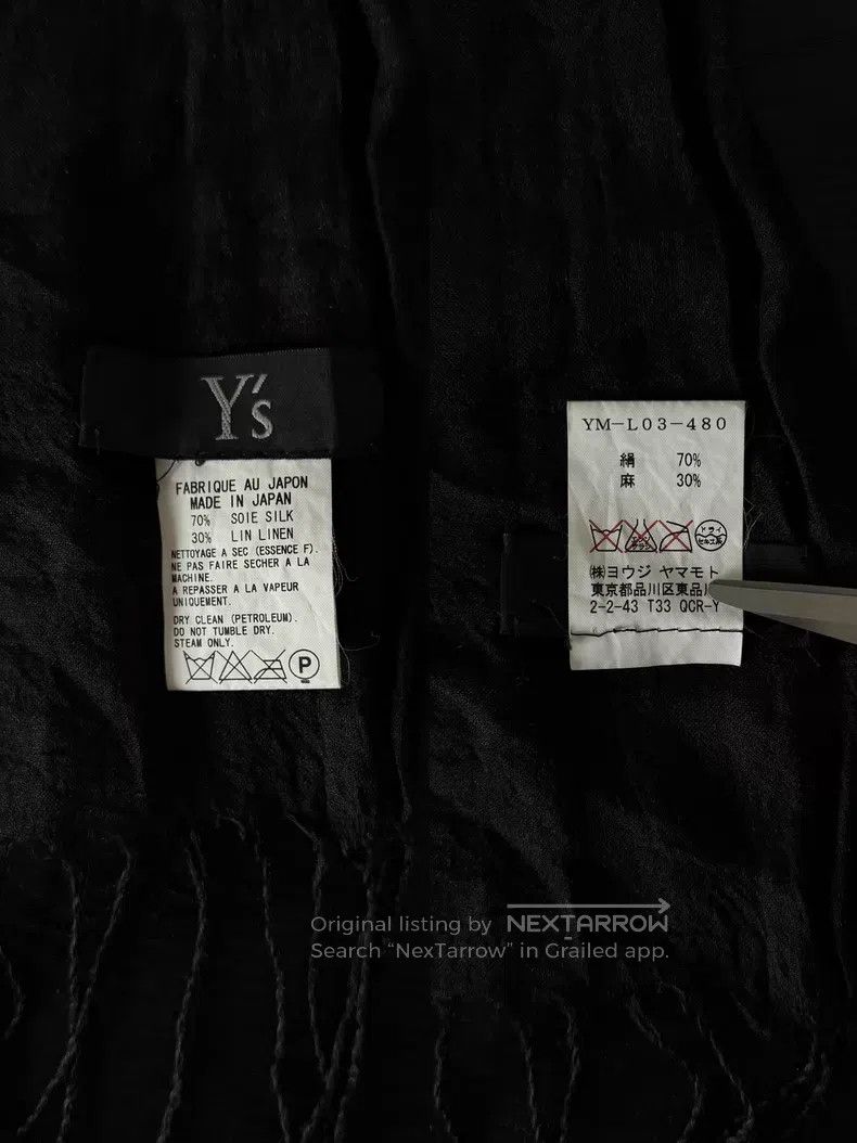 Yohji Yamamoto Yohji Yamamoto 08 SS Silence Gauze Scarf Size ONE SIZE - 6 Thumbnail