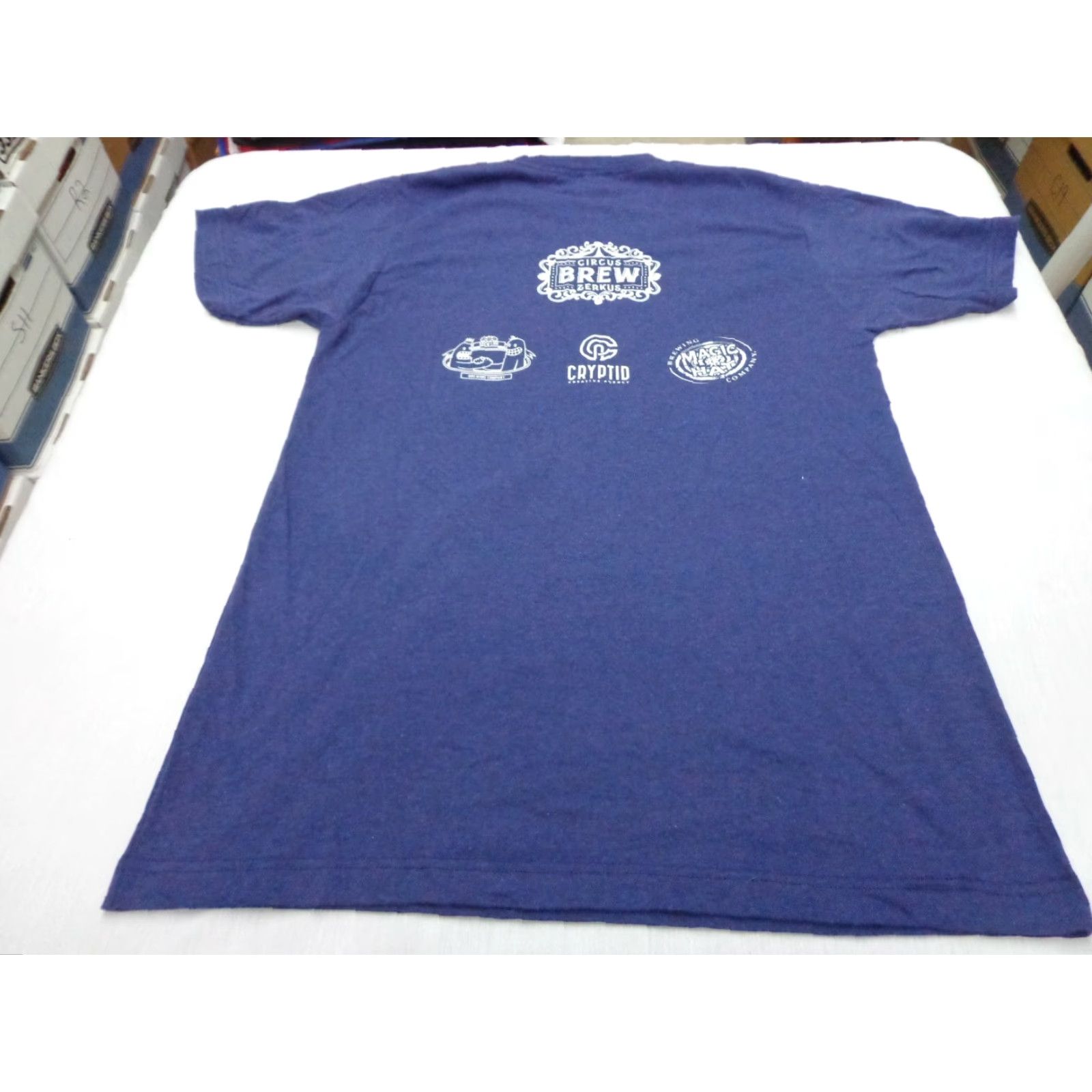 Tultex CIRCUS ZERKUS Brew Craft Beer Festival Logo T-Shirt Size Medium Size US M / EU 48-50 / 2 - 7 Thumbnail