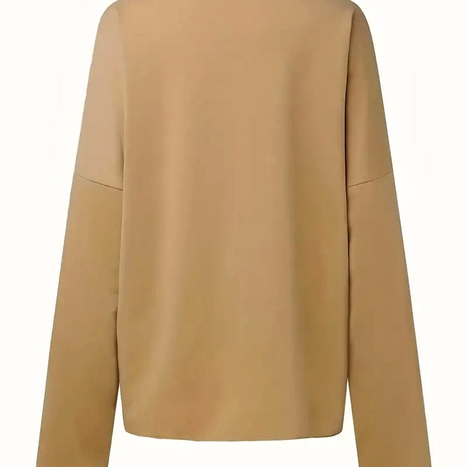 Other Funny Crew Neck Long Sleeve Little Voice Shirt Khaki XXL 14 Size XL / US 12-14 / IT 48-50 - 4 Thumbnail