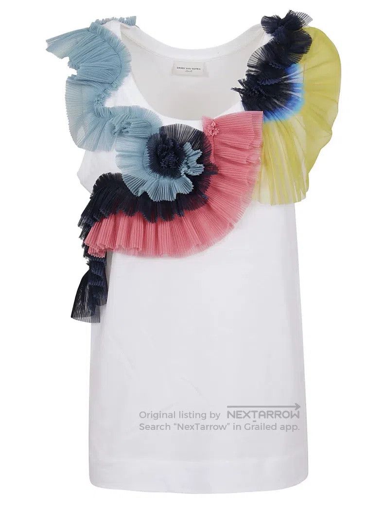 Dries Van Noten Dries Van Noten A stylish floral vest Size XS / US 0-2 / IT 36-38 - 4 Thumbnail
