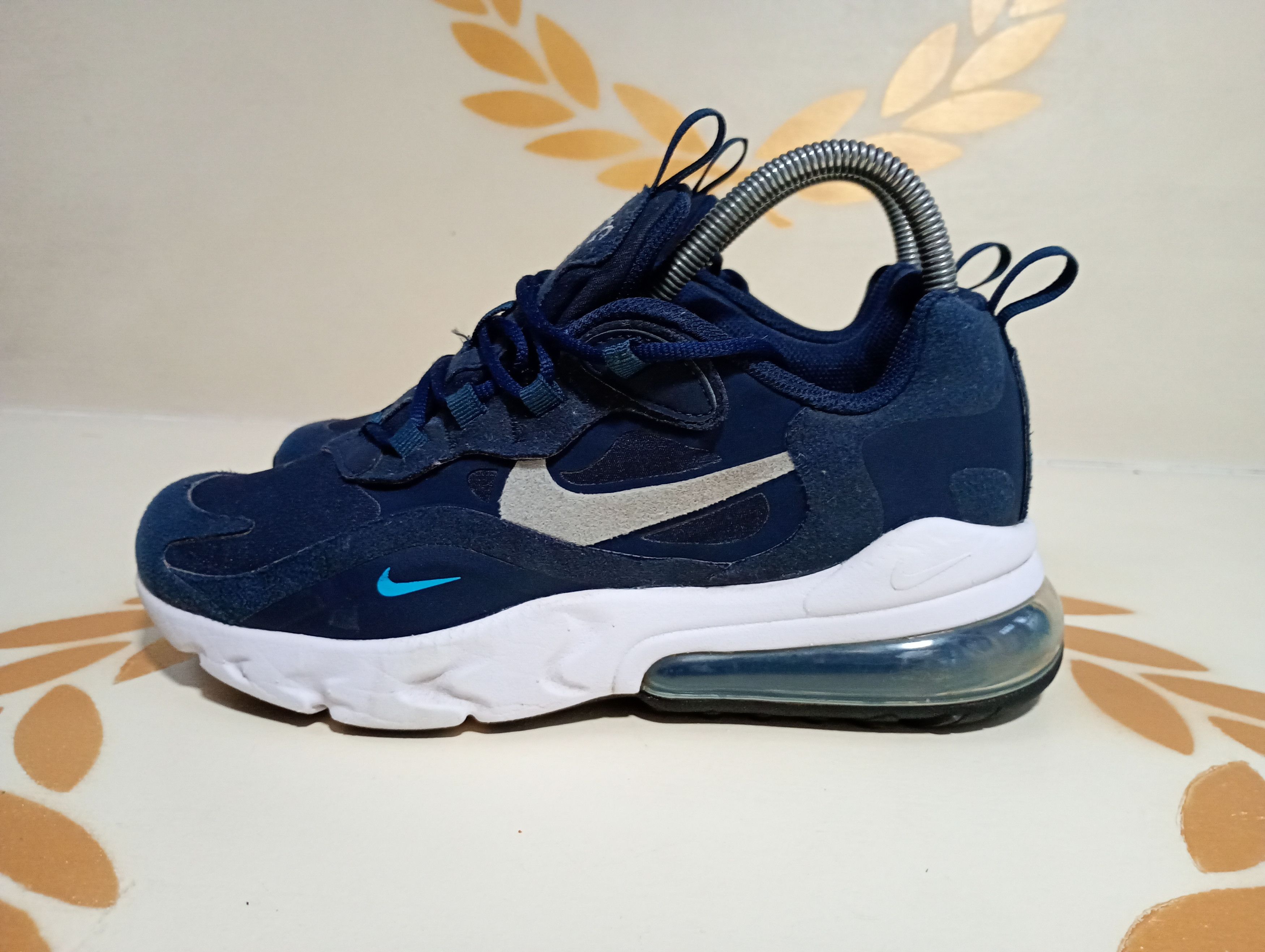 Nike Nike Air Max 270 React Sneakers CV9609-400 Size US 5.5 / IT 35.5 - 1 Thumbnail