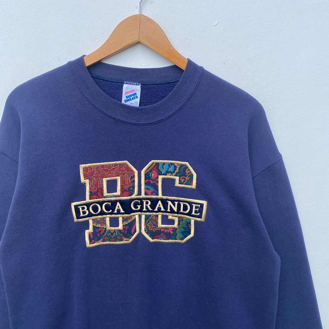 Vintage VINTAGE BOCA GRANDE CITY SWEATSHIRT LARGE PULLOVER Size US L / EU 52-54 / 3 - 3 Thumbnail