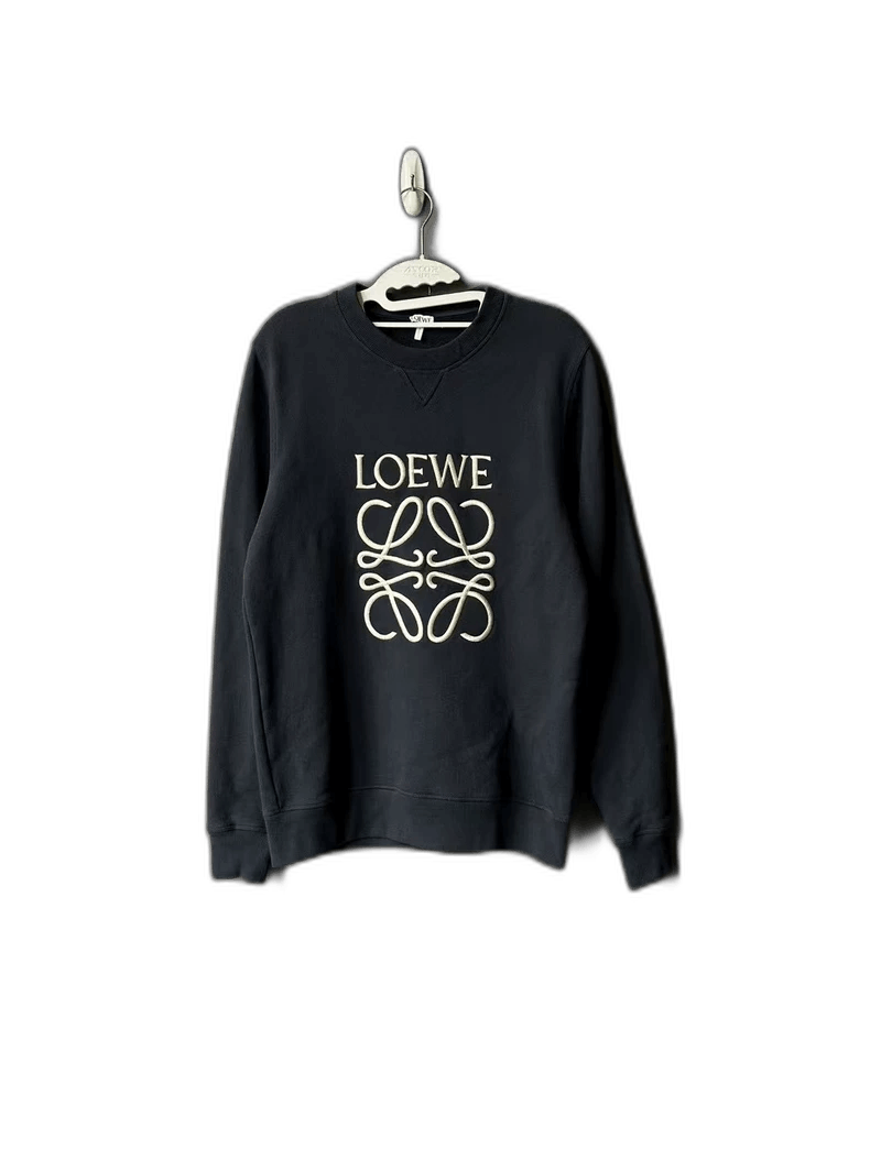 Loewe Loewe Blue Embroidered Sweatshirt-yf Size US M / EU 48-50 / 2 - 1 Thumbnail