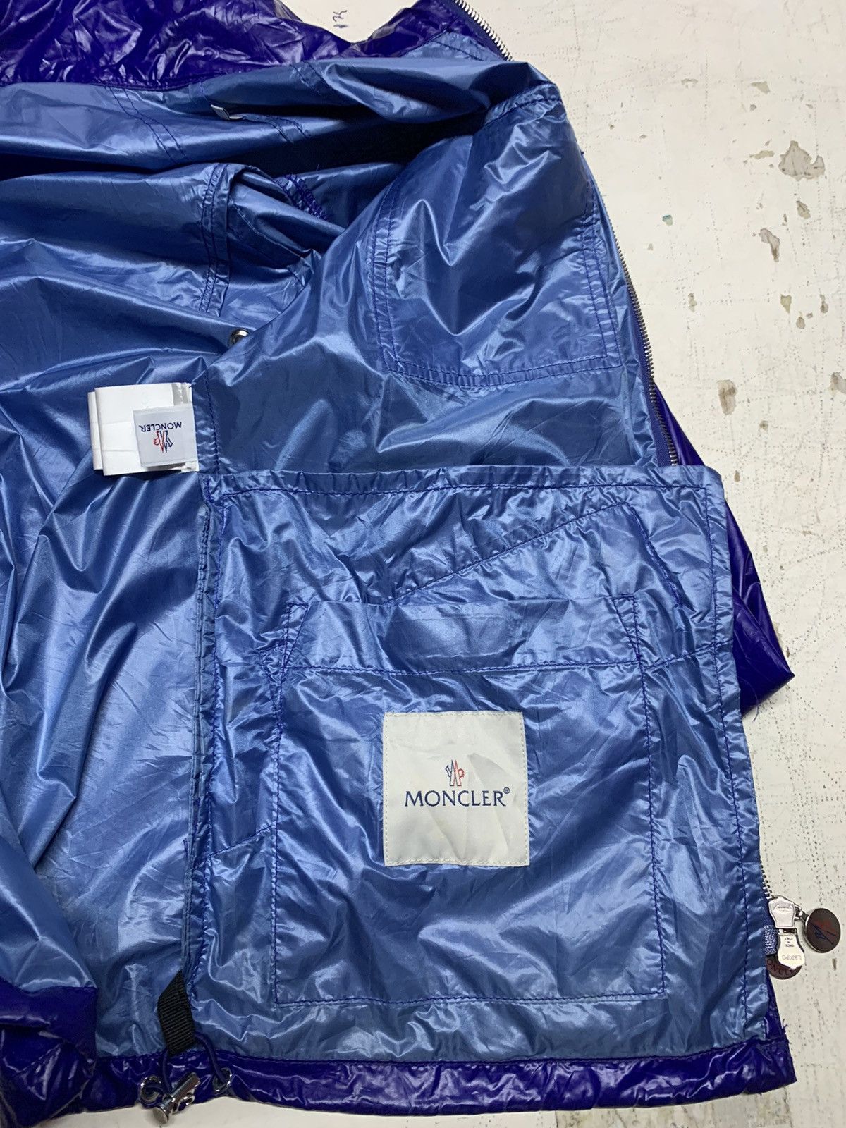 Moncler Auth men’s moncler ganguin blue nylon windbreaker casual Size US M / EU 48-50 / 2 - 14 Thumbnail