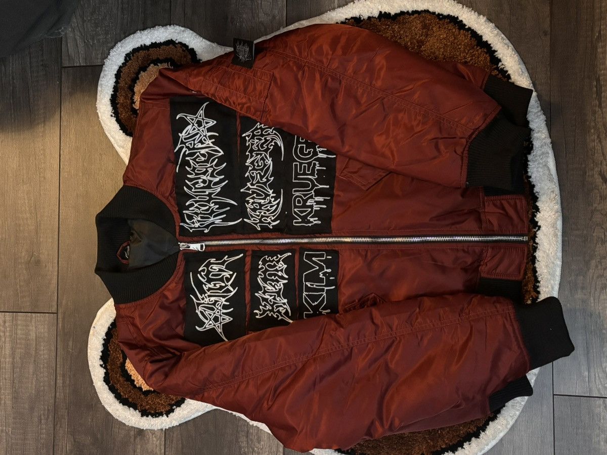 Ken Carson × Kim Krueger × Playboi Carti Kim krueger bomber jacket