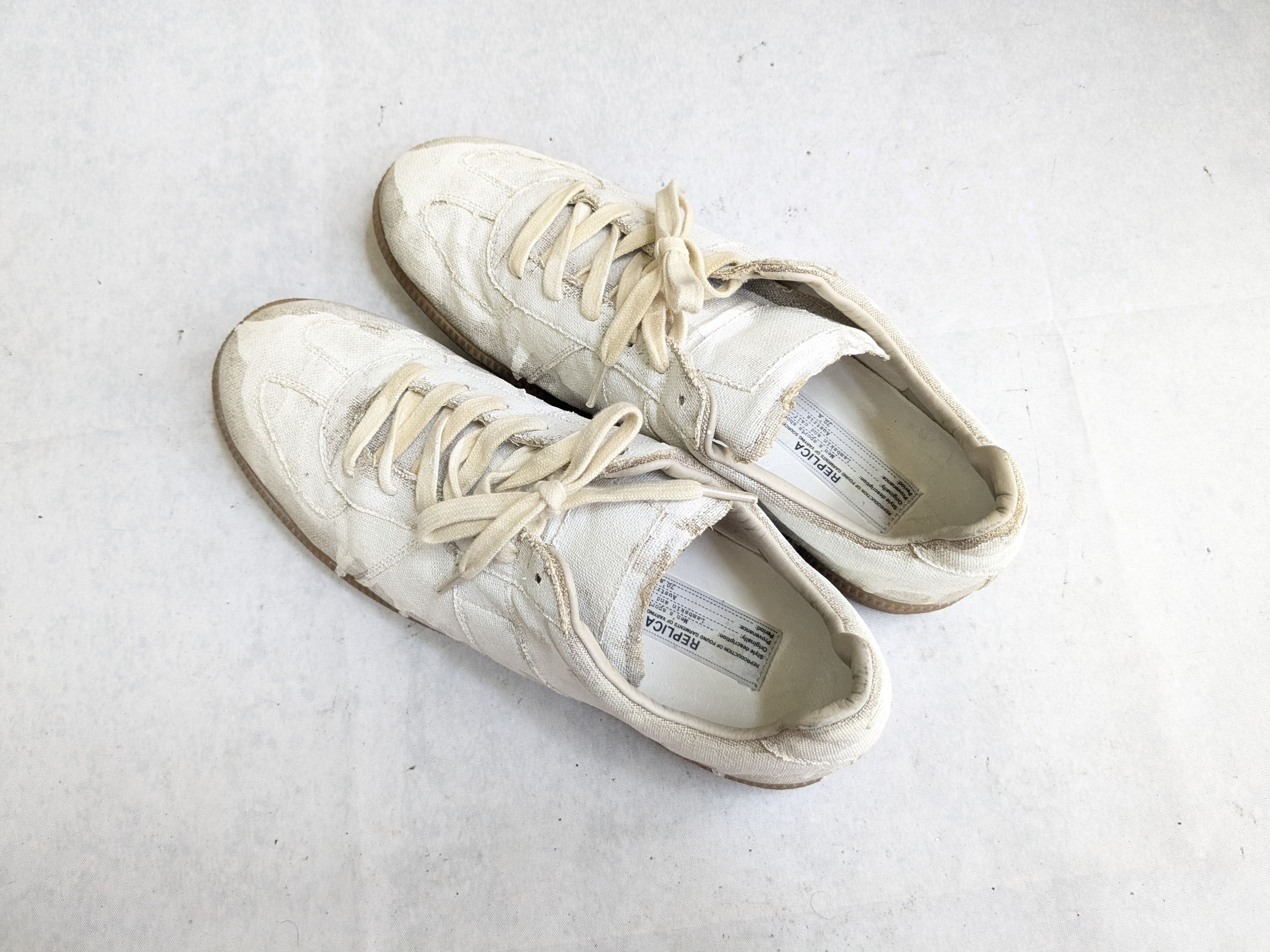 Maison Margiela Maison Margiela Replica GAT 11 44 Paint Splatter Canvas Size US 11 / EU 44 - 18 Thumbnail