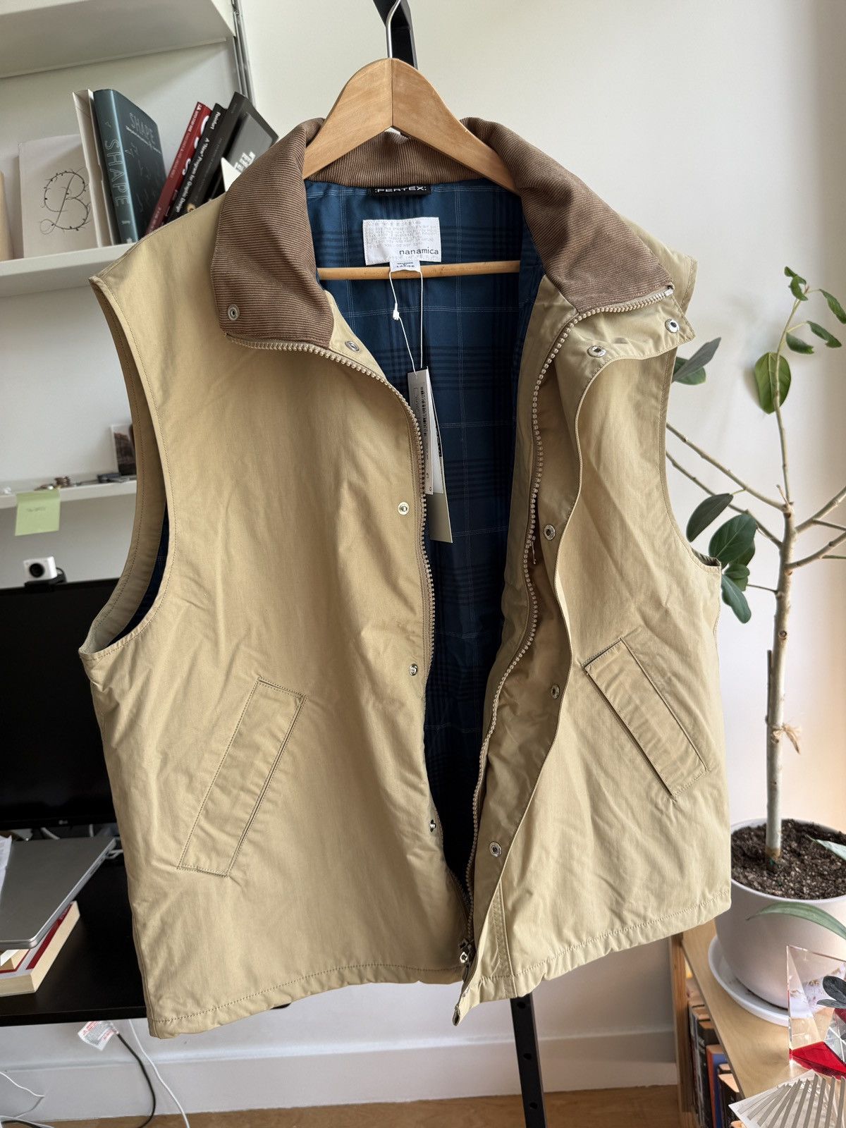 Nanamica Nanamica 2L Pertex Unlimited Field Vest Beige Size US L / EU 52-54 / 3 - 3 Thumbnail