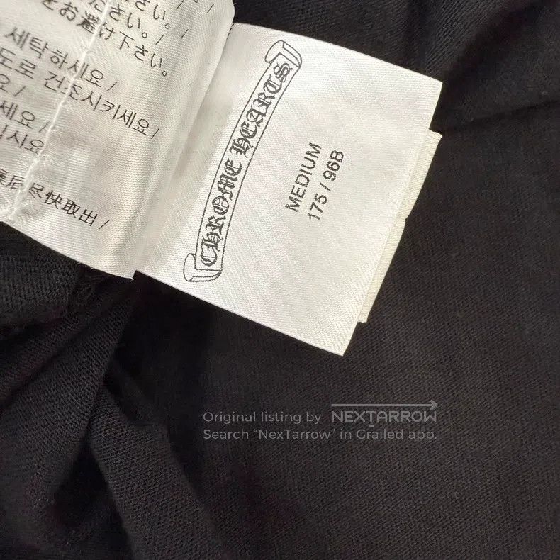 Chrome Hearts CHROME HEARTS Size M Black and blue neckline logo long slee Size US M / EU 48-50 / 2 - 5 Thumbnail