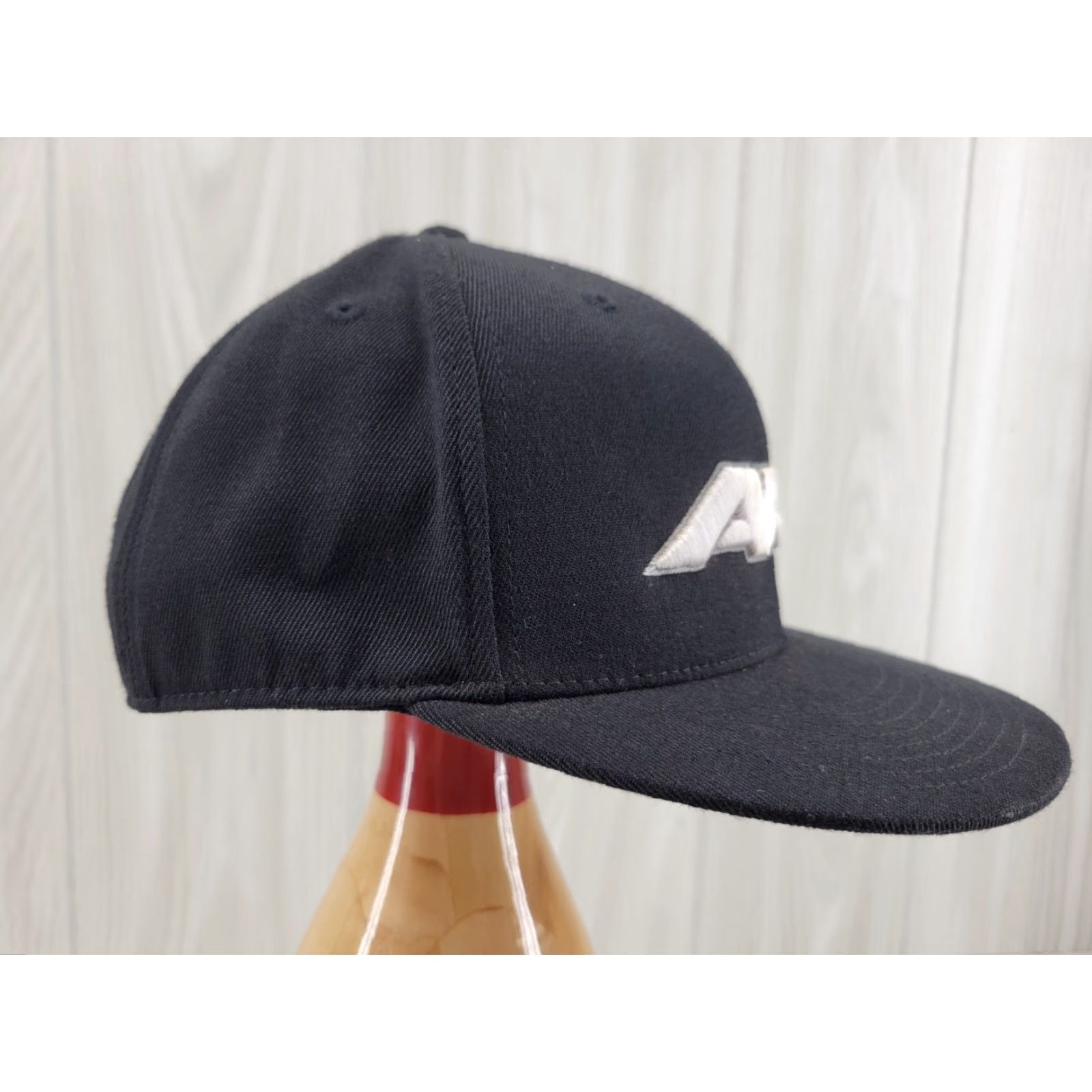 Vintage AKA RC Hobby Hat Black Fitted 7 1/4-7 5/8 Baseball Cap Men 7 1/4 Black Solid 210 Fitted BRC Size ONE SIZE - 5 Thumbnail