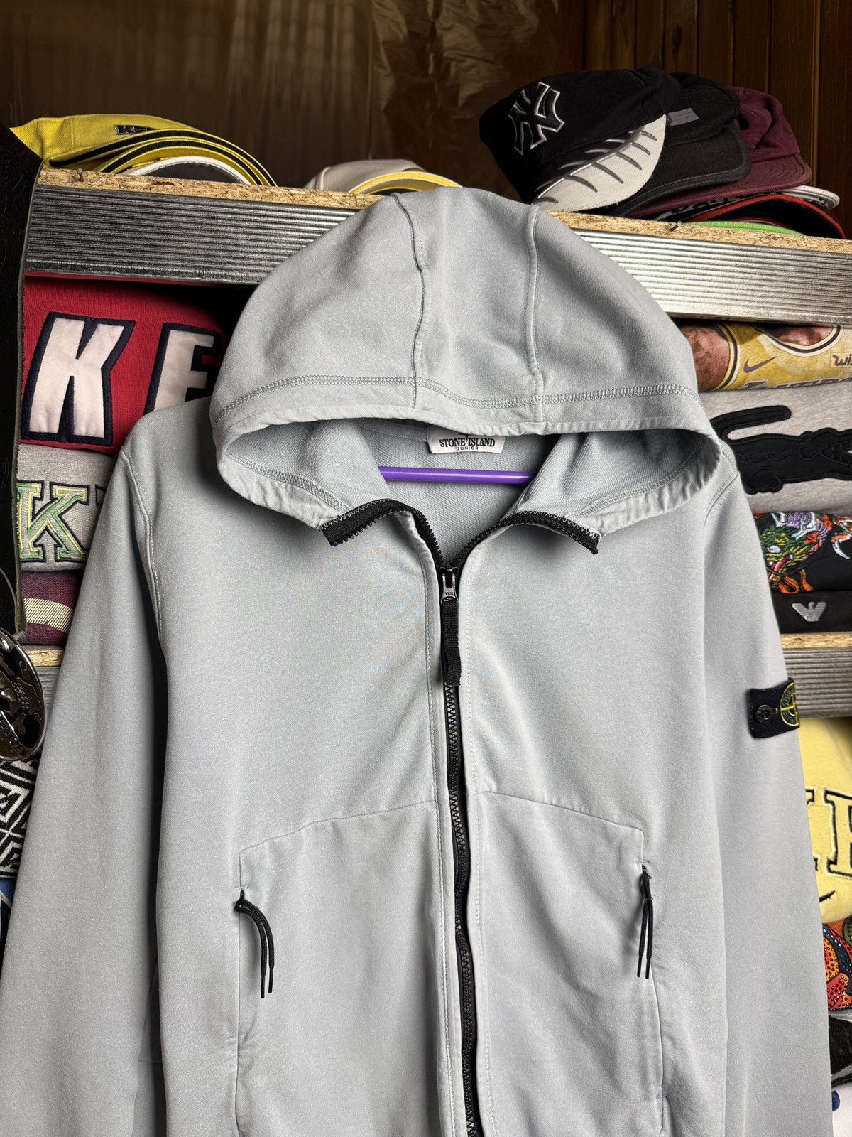 Stone Island Stone Island Zip Hoodie gray Size US S / EU 44-46 / 1 - 6 Thumbnail