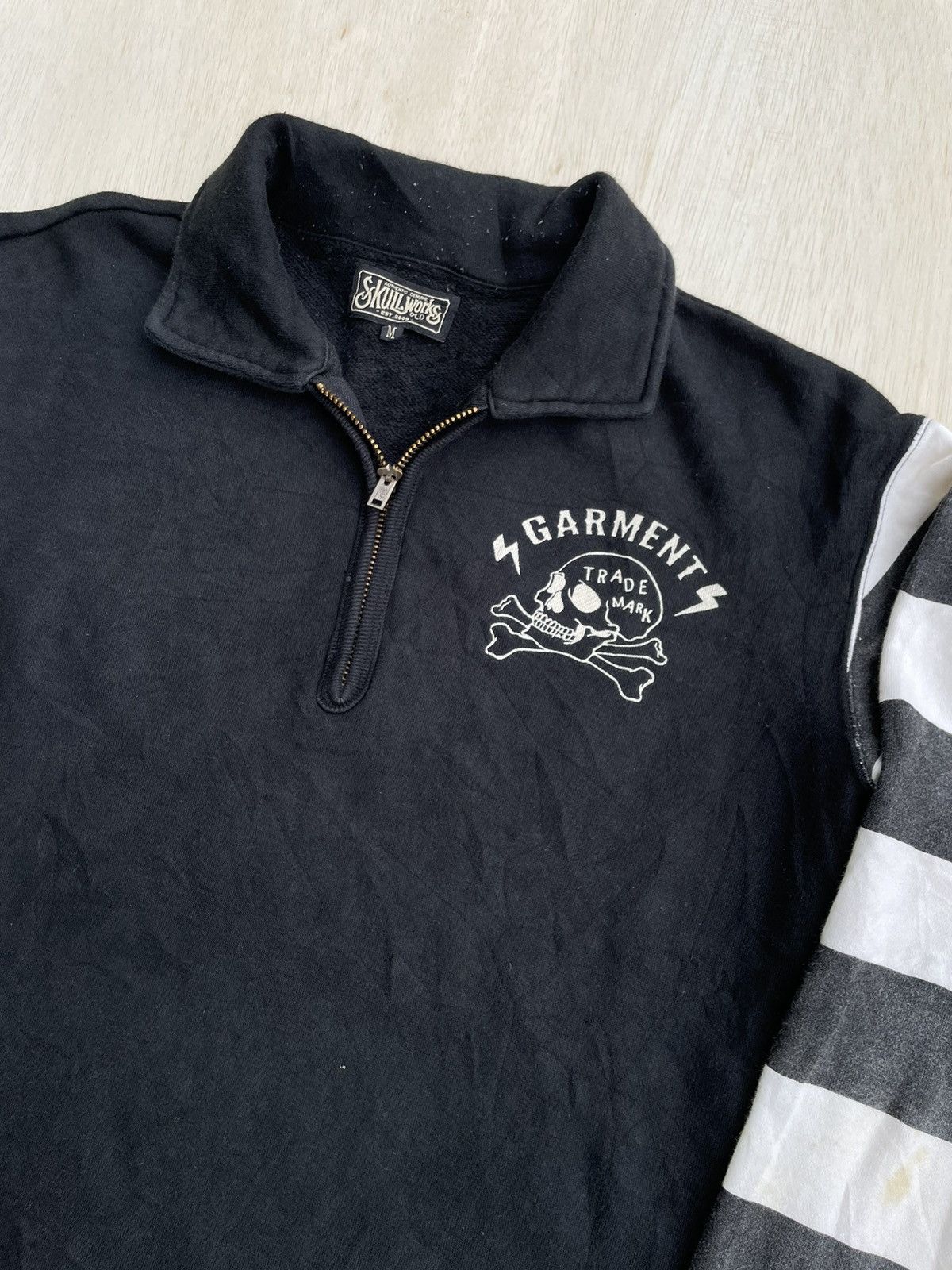 Hysteric Glamour Skull Works Half Zip Sweatshirts Punk style Size US M / EU 48-50 / 2 - 2 Thumbnail