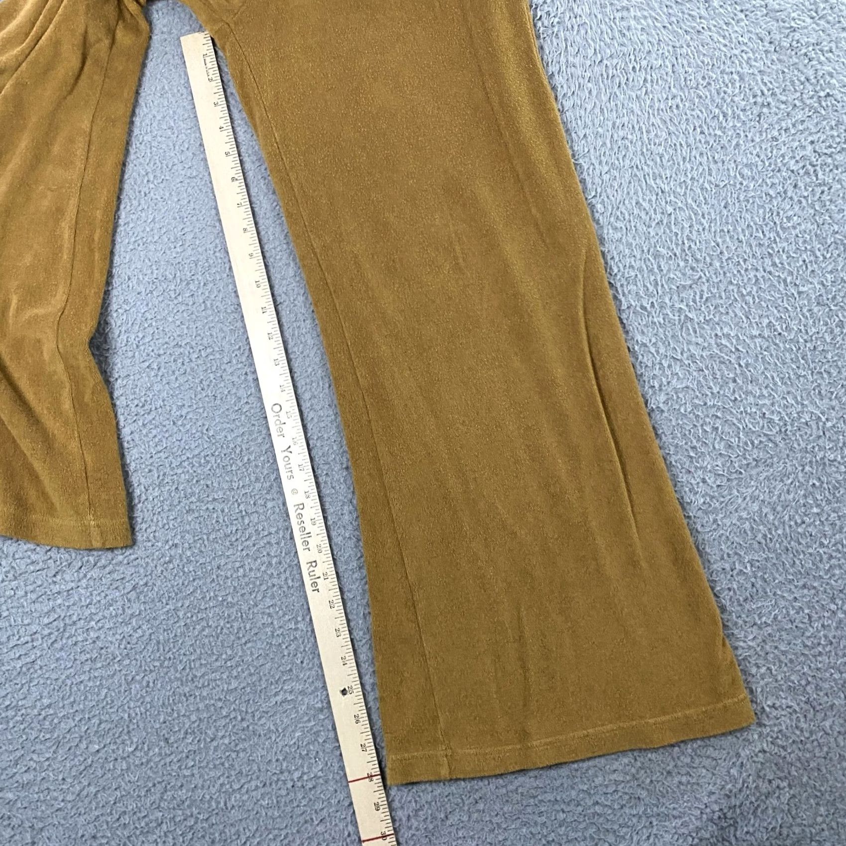 Vintage Offline by Aerie Womens XS Wide Leg Brown Terry Towel Pull On Size 26" / US 2 / IT 38 - 6 Thumbnail