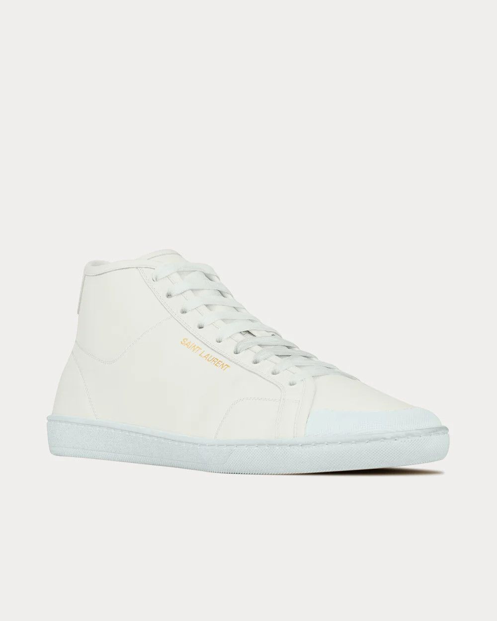 Saint Laurent Paris o1s1wg111024 Classic Sl/39 Mid-Top Sneakers Grained Leather Size US 10 / IT 40 - 3 Thumbnail