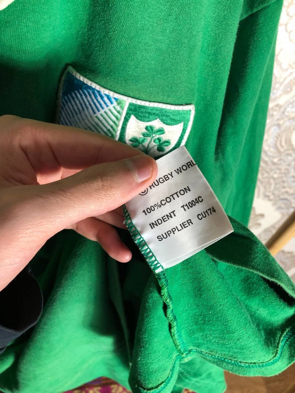 Cotton Traders VINTAGE COTTON TRADERS IRELAND RETRO RUGBY JERSEY Y2K 90s Size US L / EU 52-54 / 3 - 5 Thumbnail