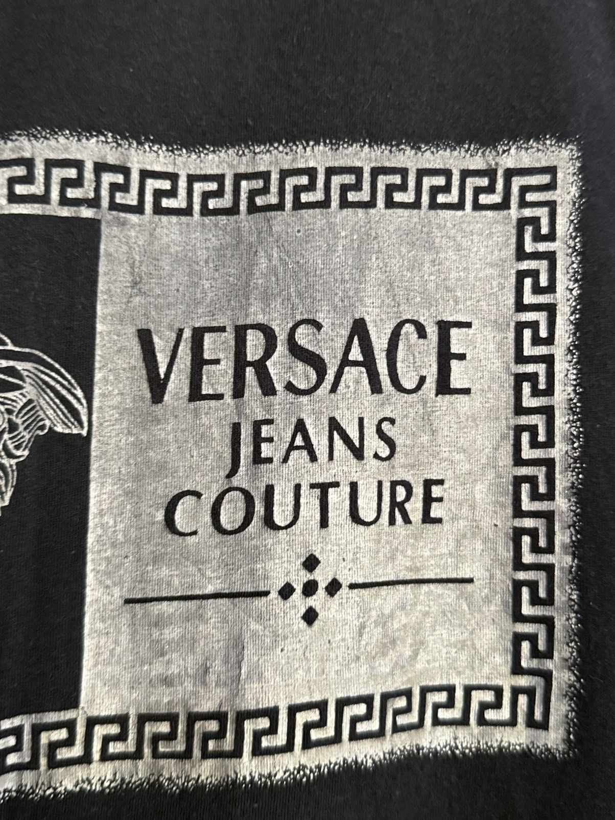 Versace Jeans Couture Thrashed Vintage 90s Versace Jeans Couture Sun Faded Italy T Size US L / EU 52-54 / 3 - 7 Thumbnail