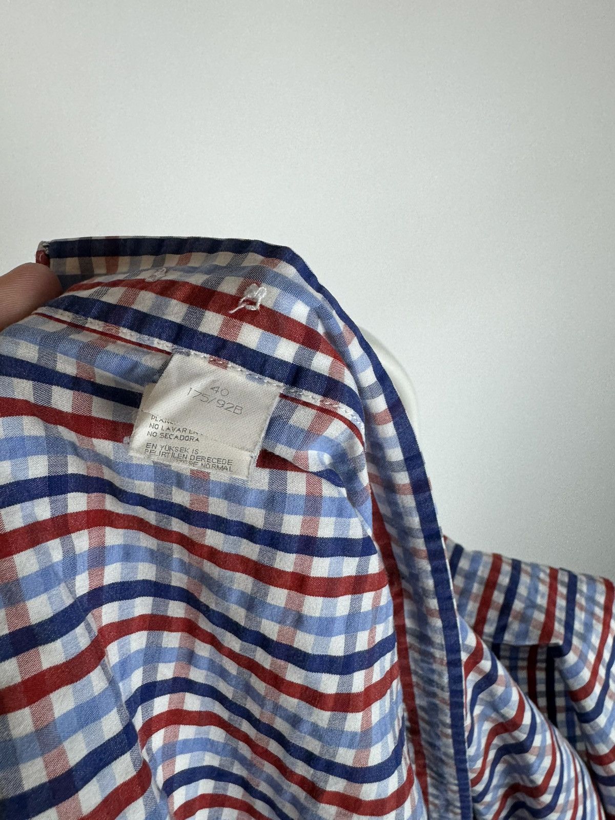 Paul & Shark Vintage Paul & Shark Multicolour Checkered Long Sleeve Shirt Size US XL / EU 56 / 4 - 3 Thumbnail