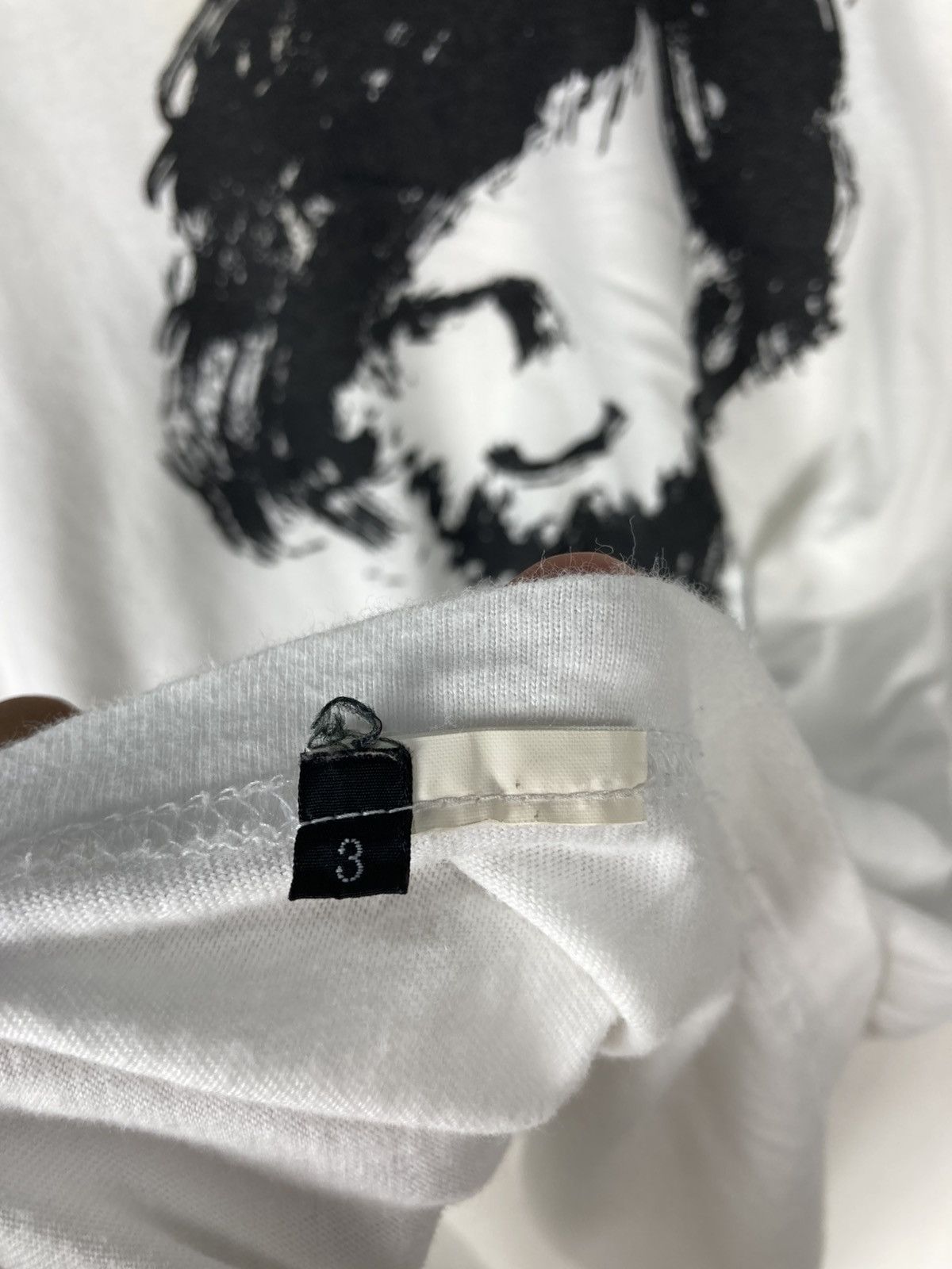 Ground Y × Yohji Yamamoto Yohji Yamamoto Ground Y Open Your Side Art Design T-Shirt Size US M / EU 48-50 / 2 - 5 Thumbnail