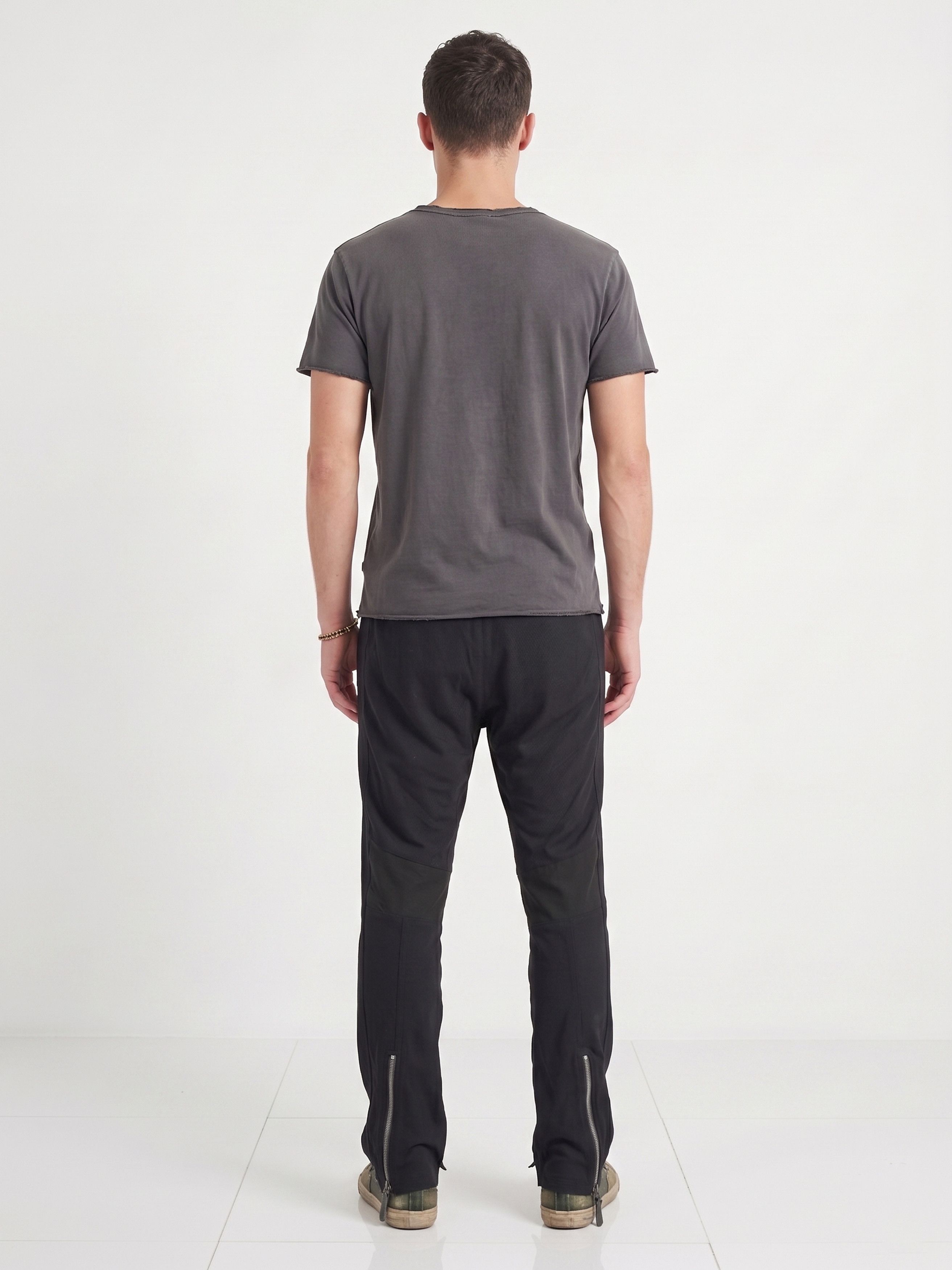 Greg Lauren Archive "The GL1 Pant" Jersey & Washed Silk Faille Size US 32 / EU 48 - 13 Thumbnail