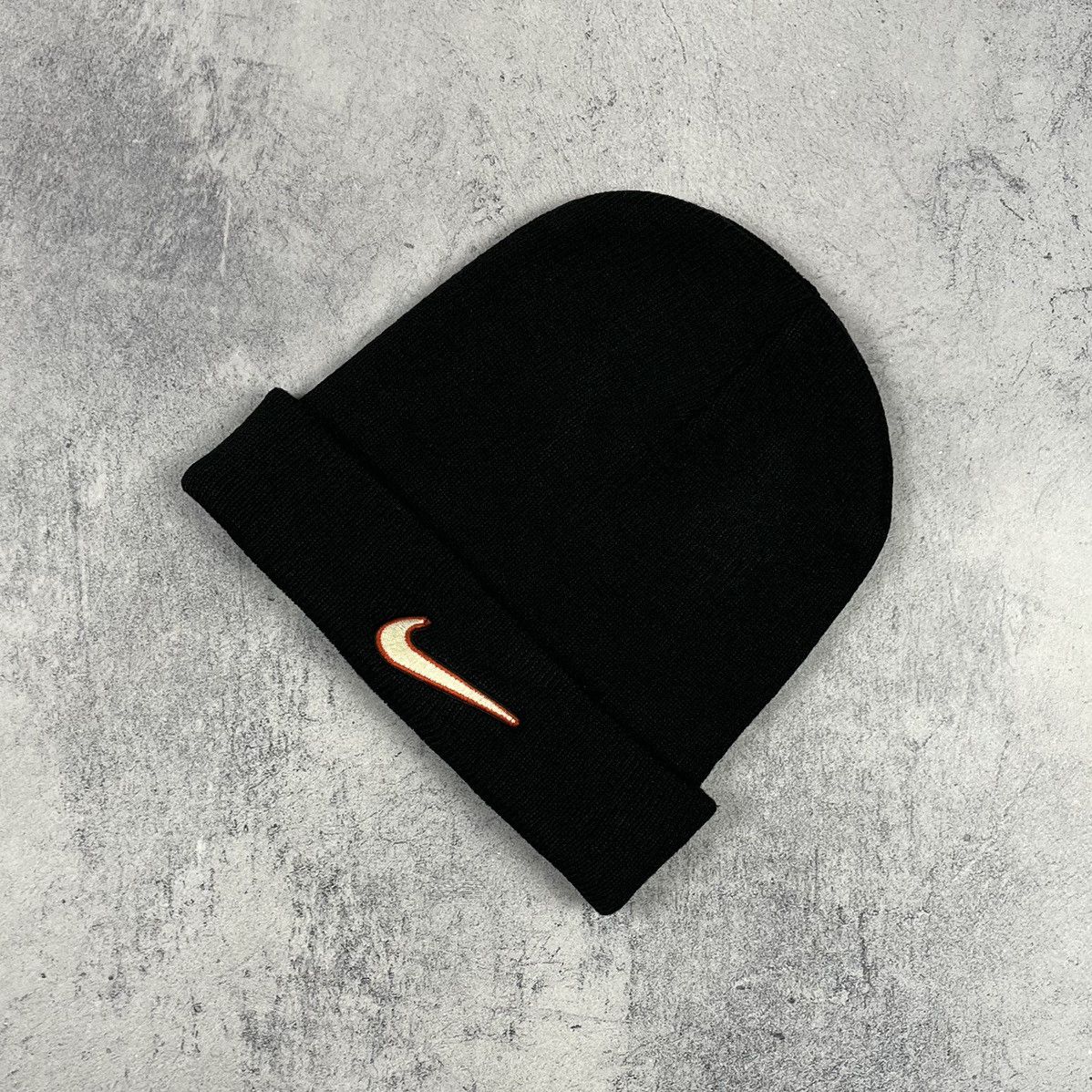 Nike Nike Vintage Swoosh Y2K Reversible Beanie Skully Black