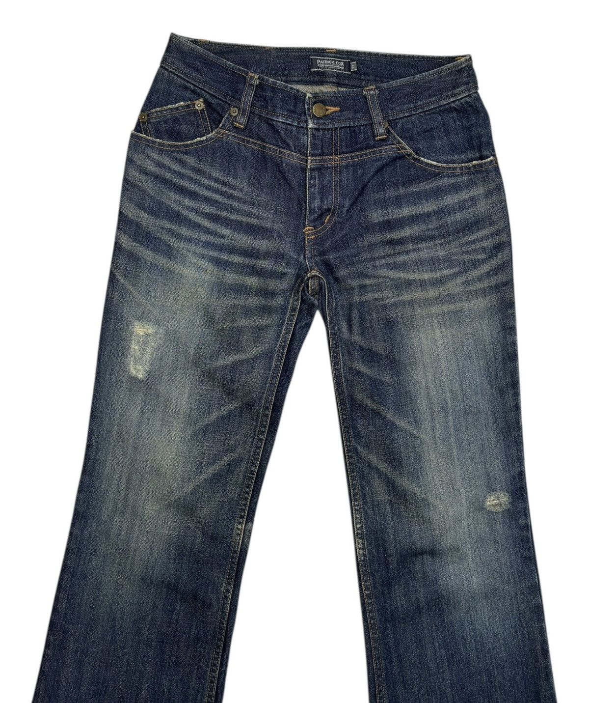 Japanese Brand × Patrick Cox Flare Jeans PATRICK COX WANNABE Flared Denim Jeans Size 28" / US 6 / IT 42 - 5 Thumbnail