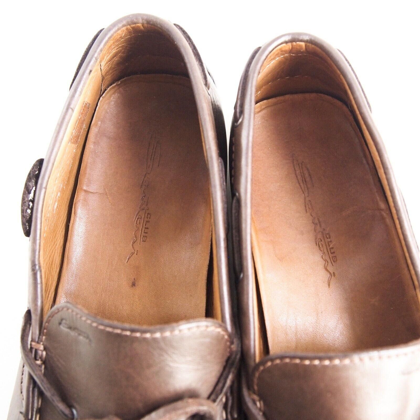 Santoni Santoni Driving Loafers Brown Leather Size EU 43.5 F US 10.5 Size US 10.5 / EU 43-44 - 10 Thumbnail