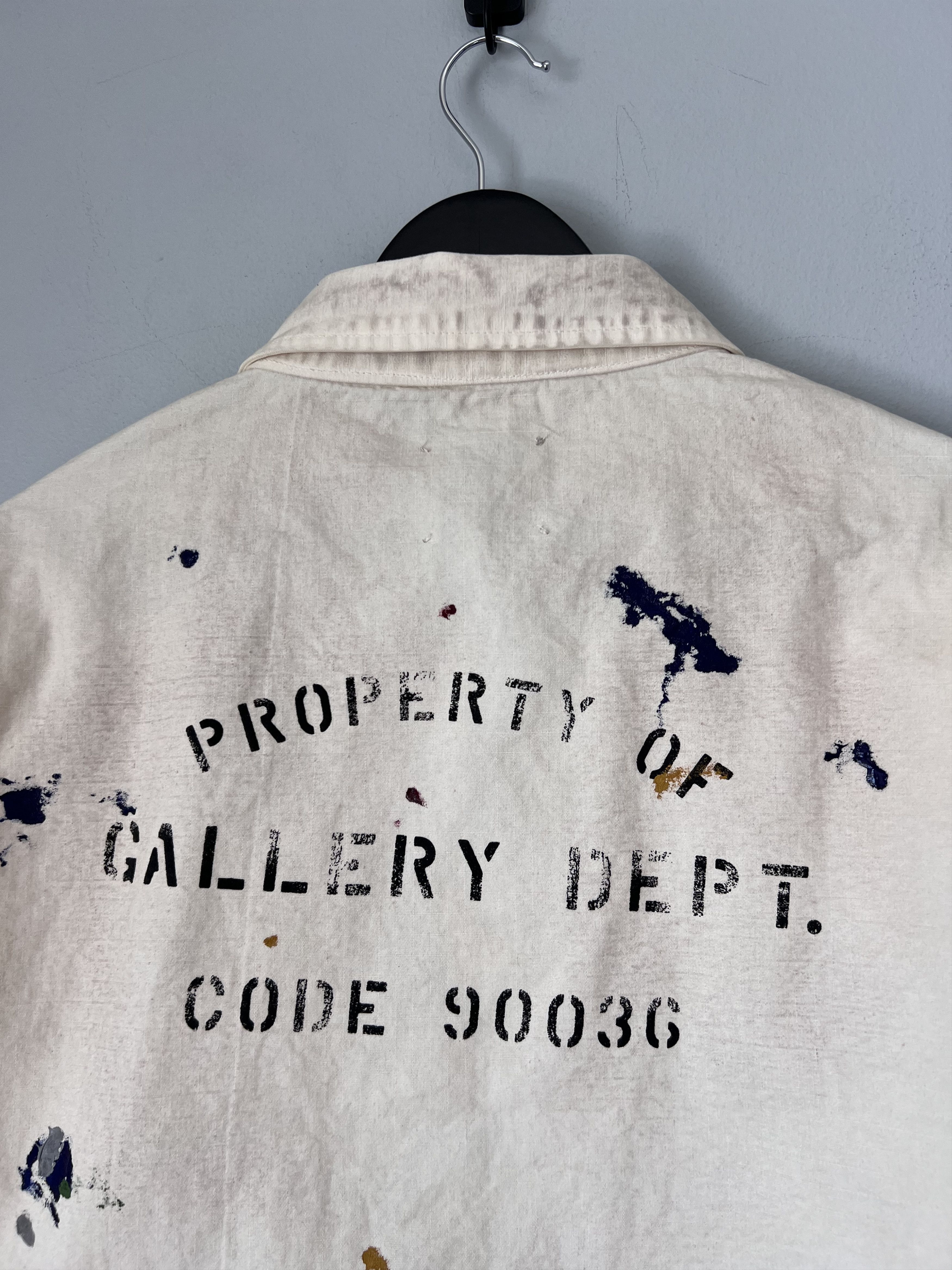 Gallery Dept. Gallery Dept. EP Paint Splatter Jacket in White Size US XXL / EU 58 / 5 - 8 Thumbnail