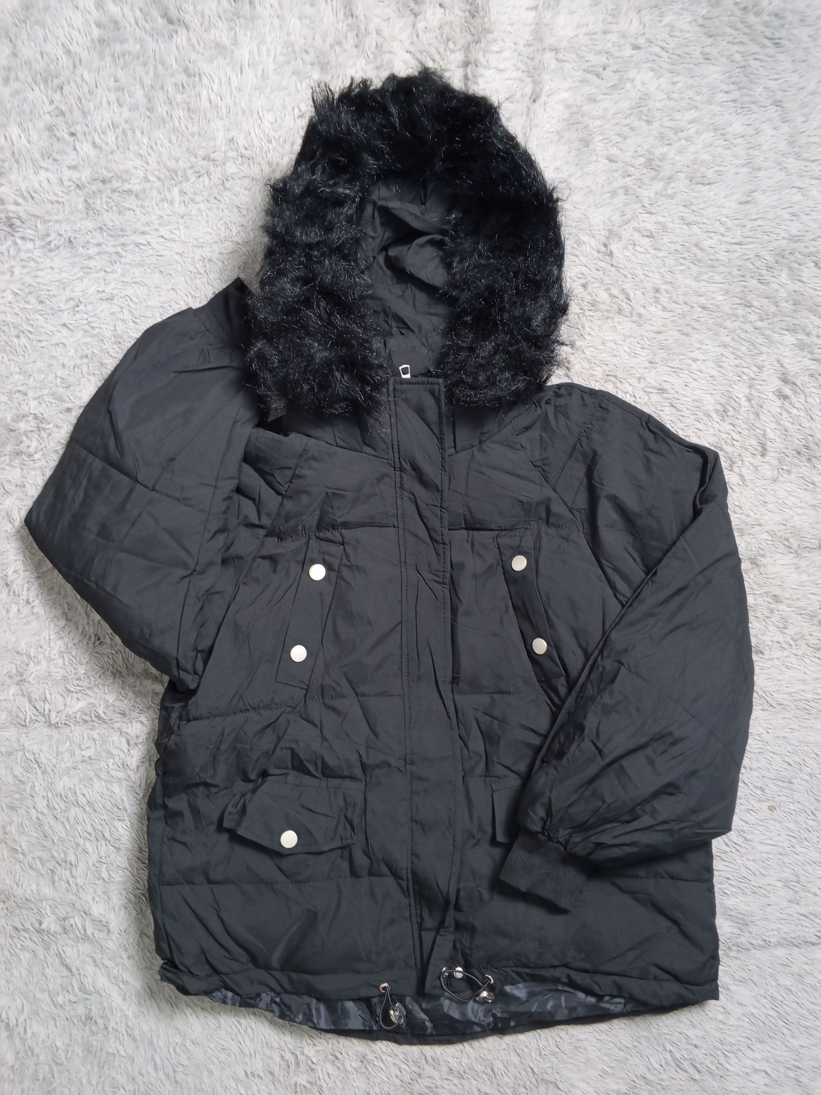 Japanese Brand 2up Worldwide x ADN Masashi Black Fox Fur Zip Up