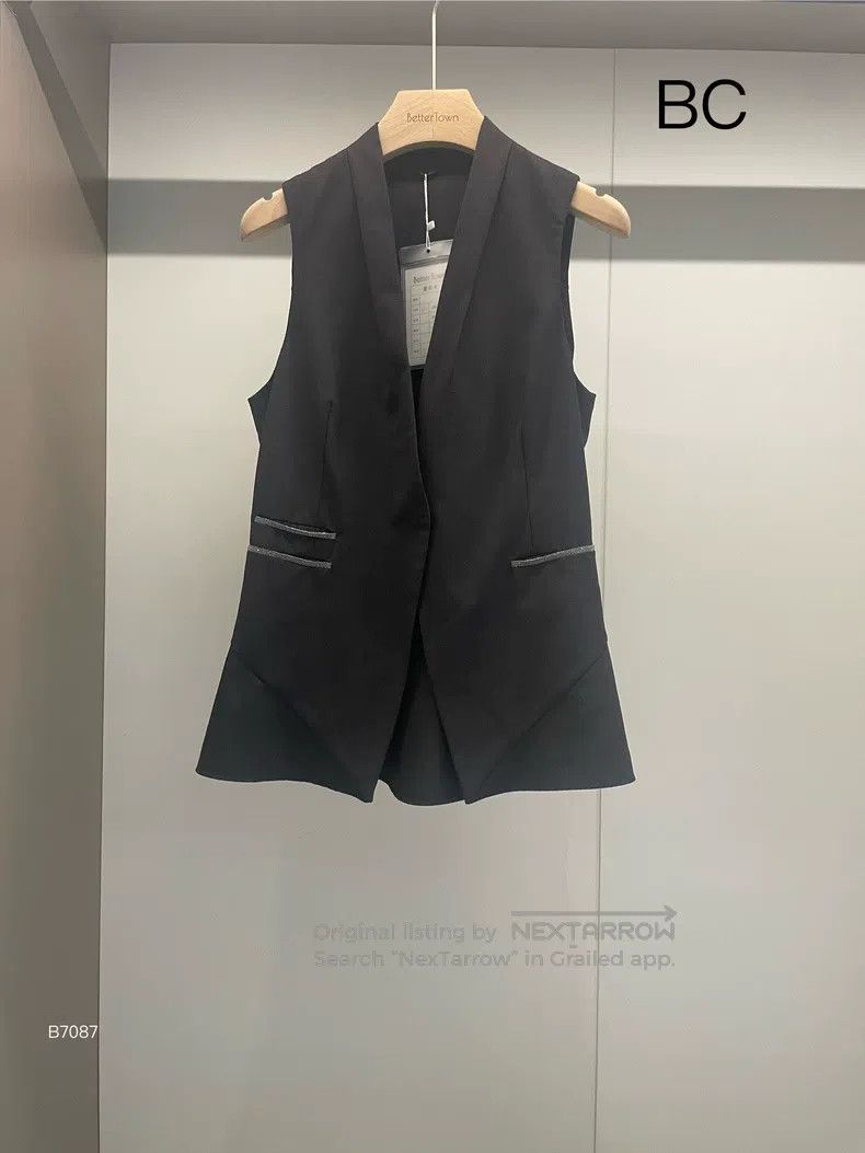 Brunello Cucinelli Brunello Cucinelli Black and Grey Vest Size XS / US 0-2 / IT 36-38 - 1 Thumbnail