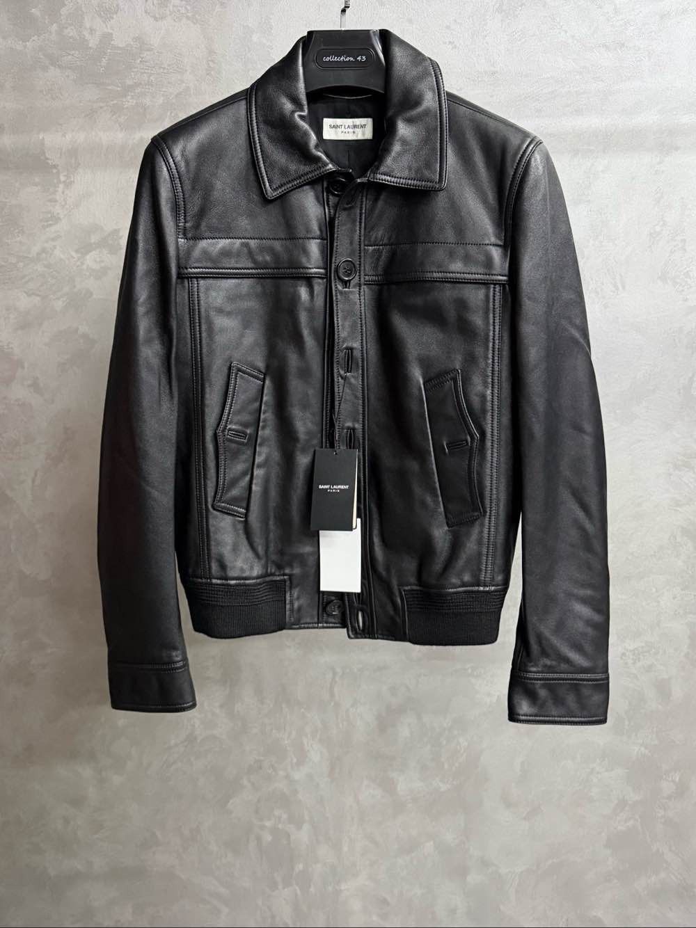 Saint Laurent Paris Saint Laurent Leather Jacket Size S Size US S / EU 44-46 / 1 - 1 Thumbnail