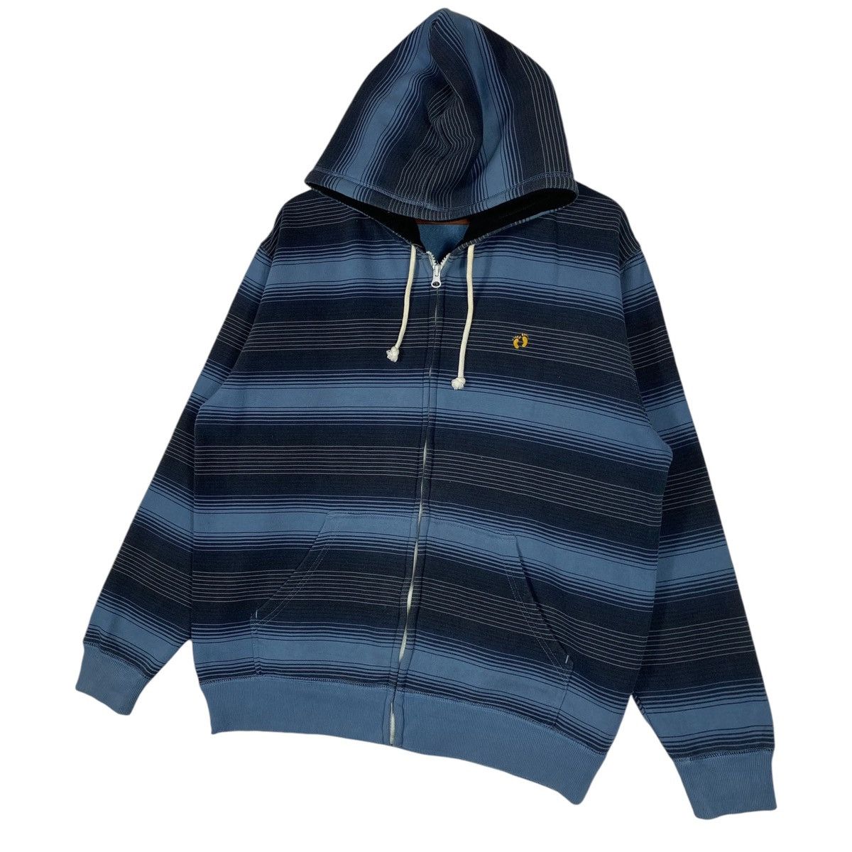 Hang Ten × Vintage Vintage Hang Ten Full Zip Hoodie Blue Pullover Jumper L Size US L / EU 52-54 / 3 - 2 Thumbnail