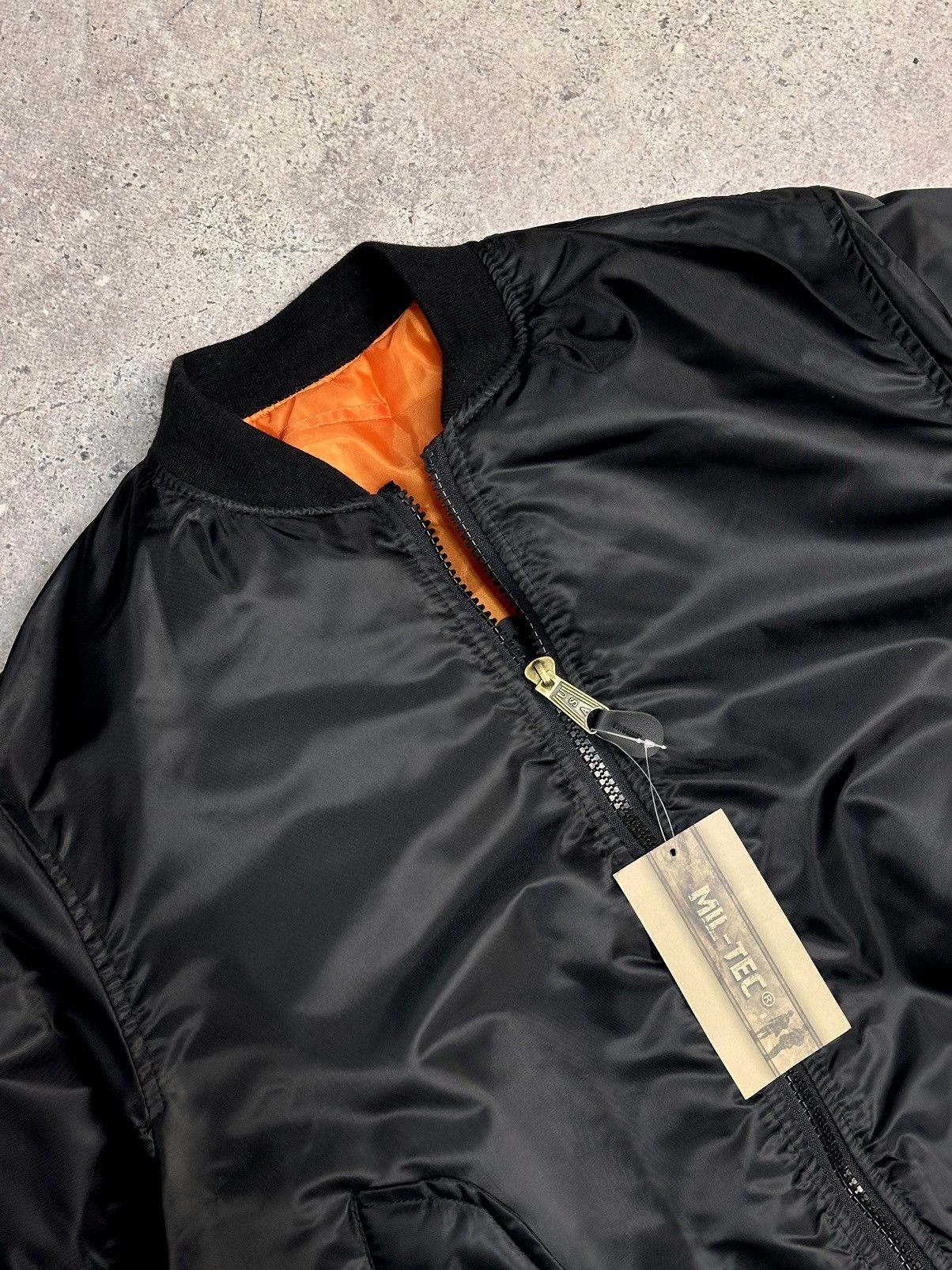 14th Addiction Japan Jacket Mil-tec Black MA-1 bomber Japan Goa Opium Y2K Size US M / EU 48-50 / 2 - 8 Thumbnail
