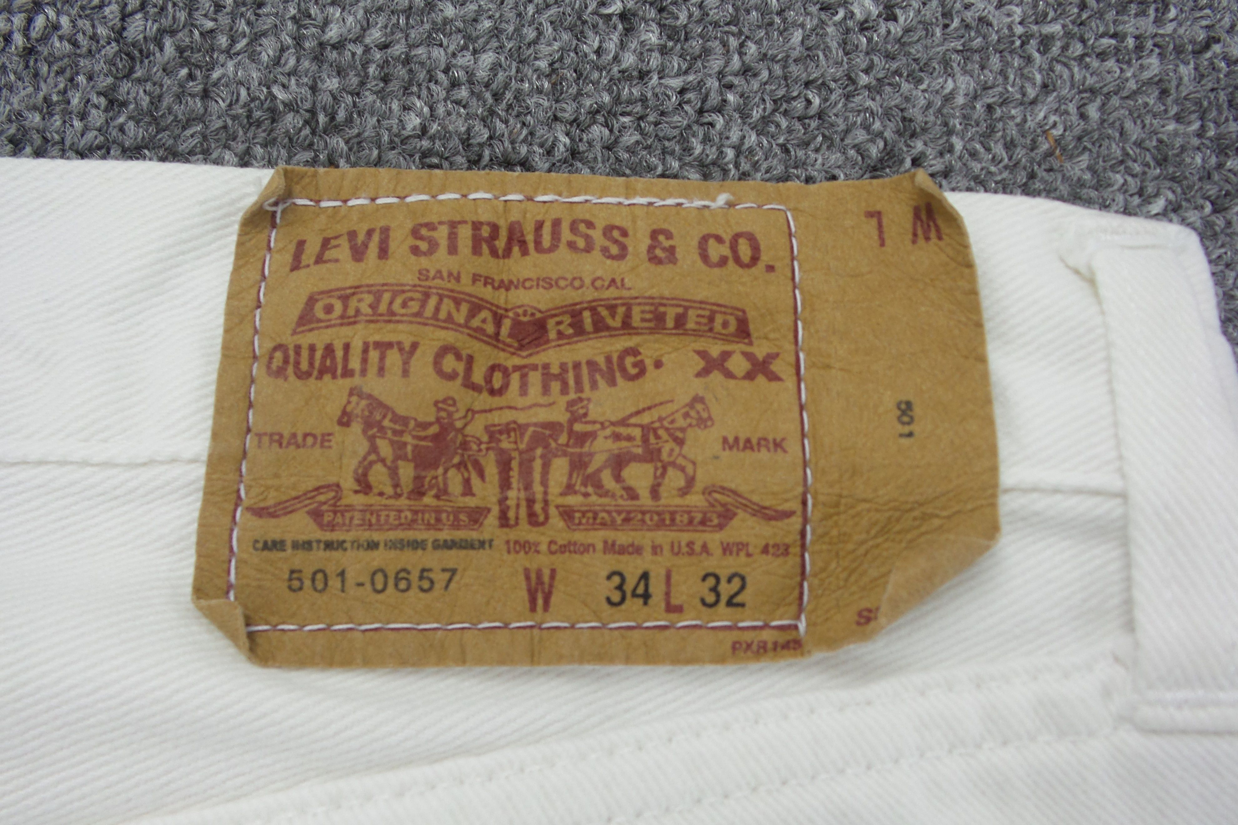 Levi's Levi's 501 Button Fly Jeans W32xL39.5 Size US 34 / EU 50 - 11 Thumbnail