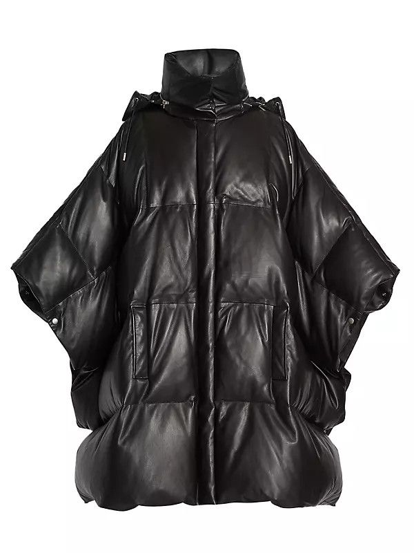 Saint Laurent Paris down cape in lambskin Size US S / EU 44-46 / 1 - 1 Thumbnail