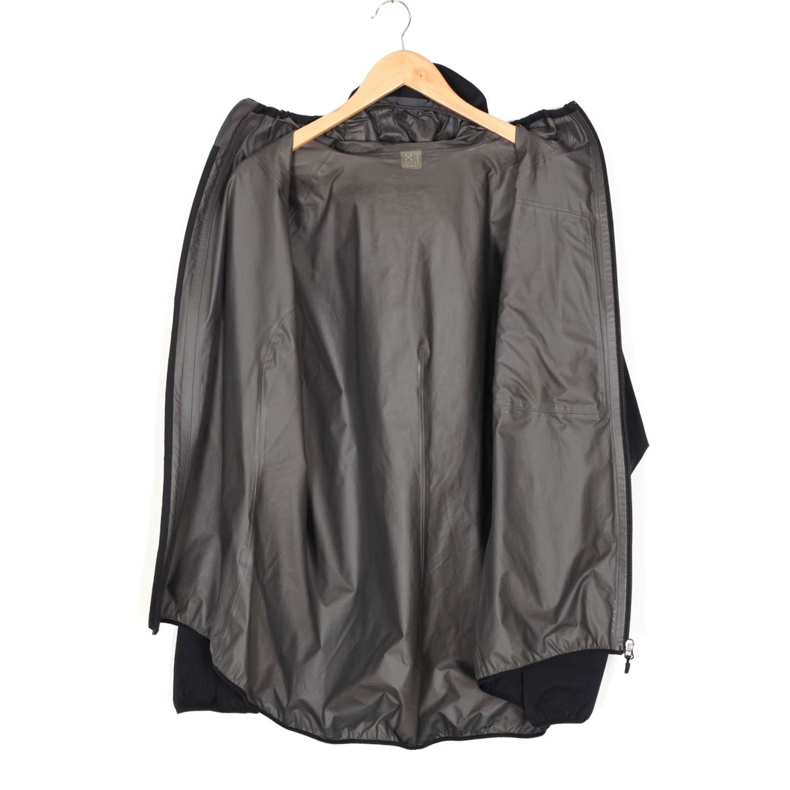 Vintage Haglöfs GORE-TEX LIM Critus Jacket Women XXL Hooded Waterproof Black M L 2010s Designer Modern Jacket Womens Size XXL / US 16-18 / IT 52-54 - 4 Thumbnail