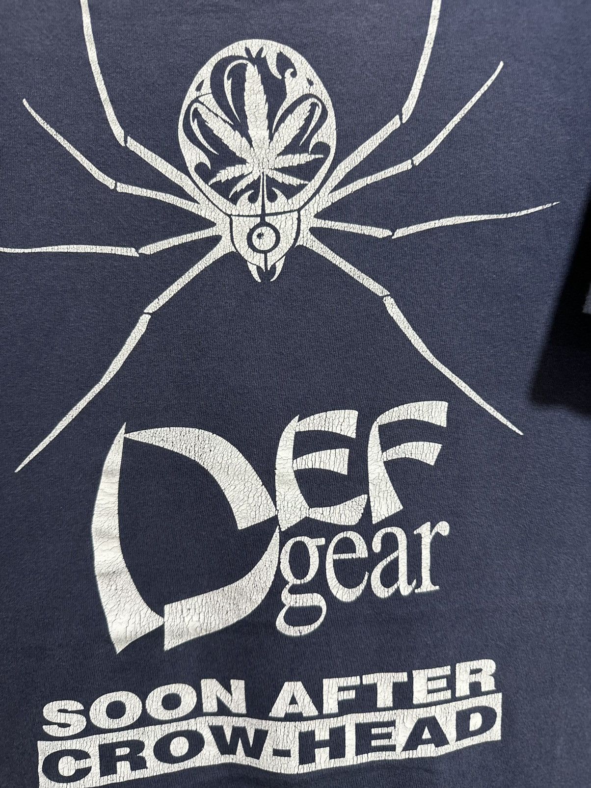 Vintage Vintage Def Gear Soon After Crow Head Faded Tee Size US M / EU 48-50 / 2 - 2 Thumbnail