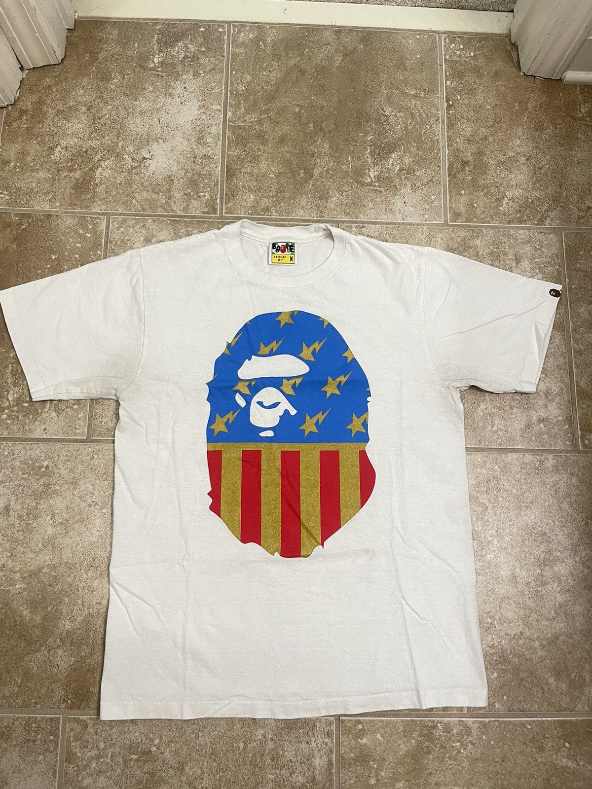 Bape USA Big Ape Head Tee Size US M / EU 48-50 / 2 - 1 Thumbnail